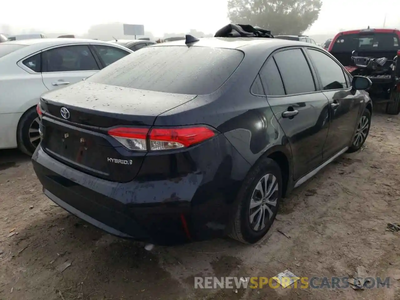 4 Photograph of a damaged car JTDEBRBE7LJ010634 TOYOTA COROLLA 2020