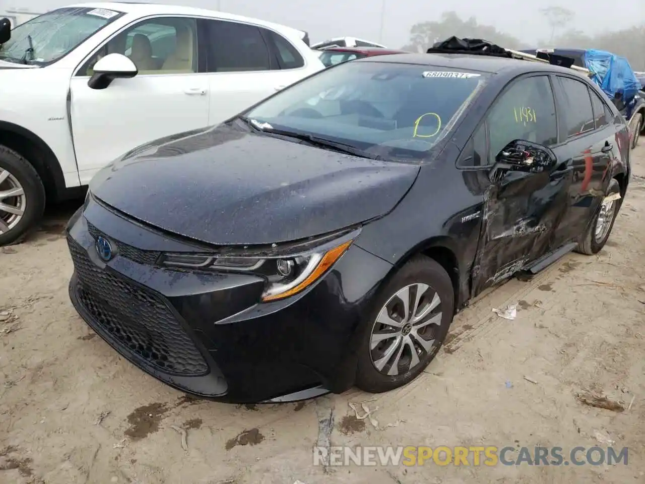 9 Photograph of a damaged car JTDEBRBE7LJ010634 TOYOTA COROLLA 2020