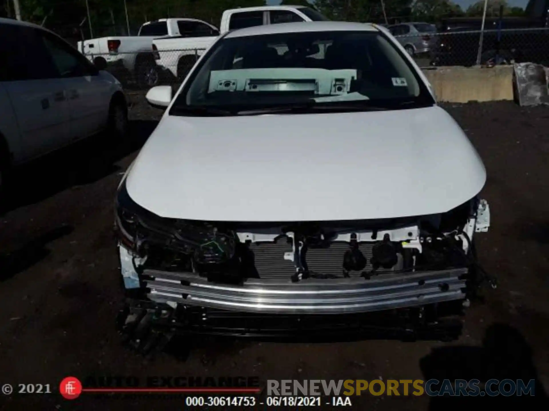 3 Photograph of a damaged car JTDEBRBE7LJ012352 TOYOTA COROLLA 2020