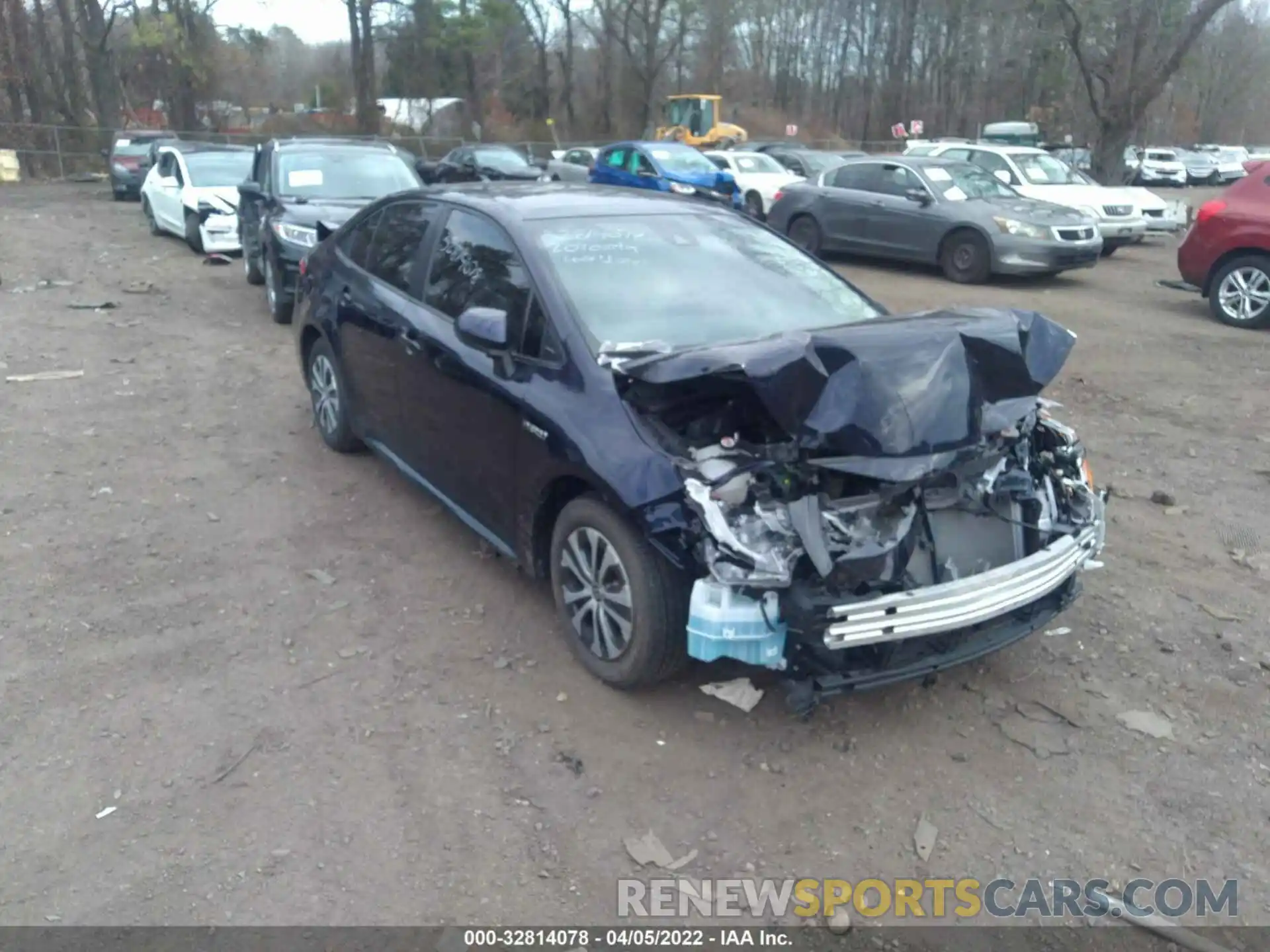 1 Photograph of a damaged car JTDEBRBE7LJ012531 TOYOTA COROLLA 2020