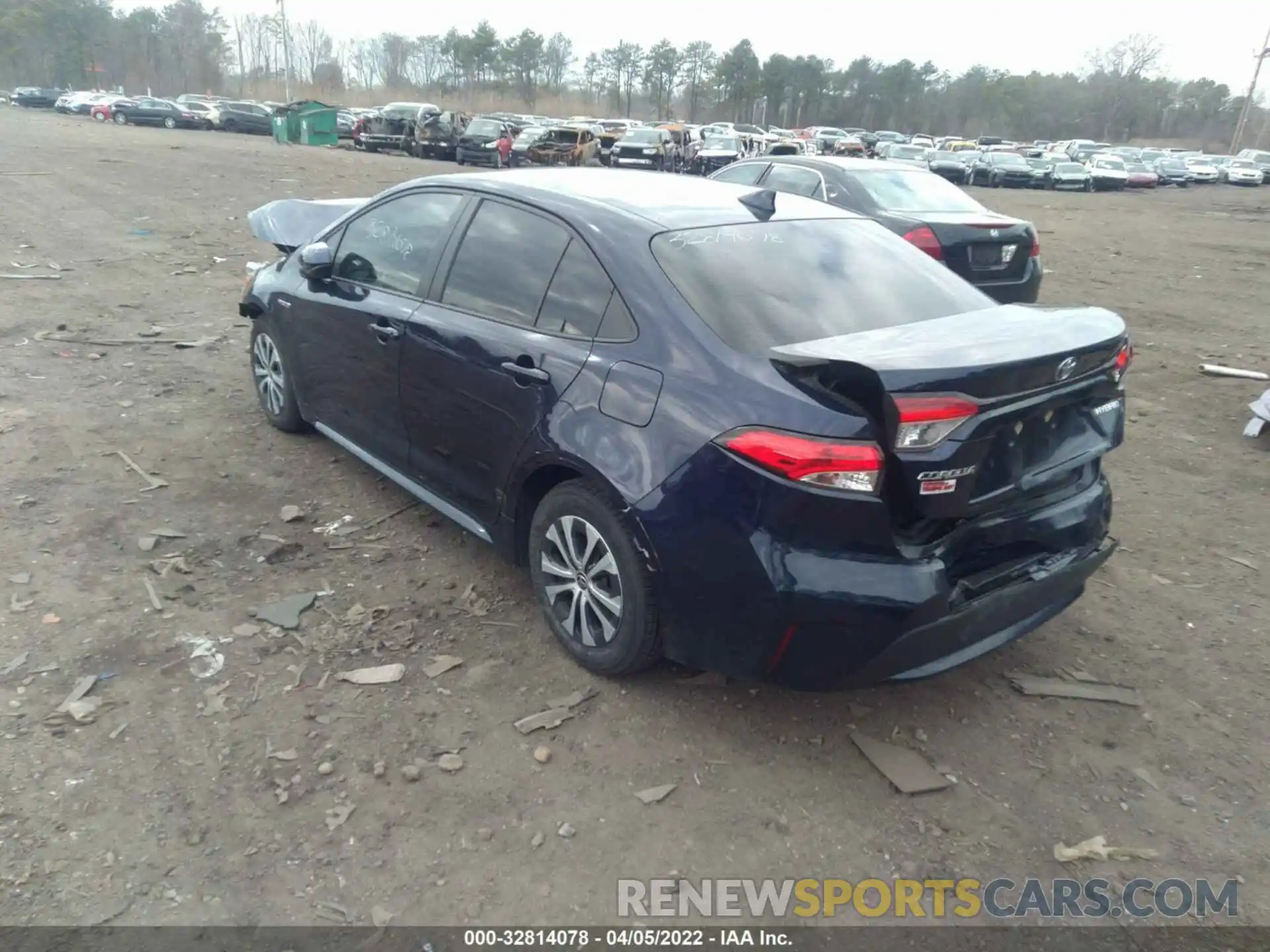 3 Photograph of a damaged car JTDEBRBE7LJ012531 TOYOTA COROLLA 2020