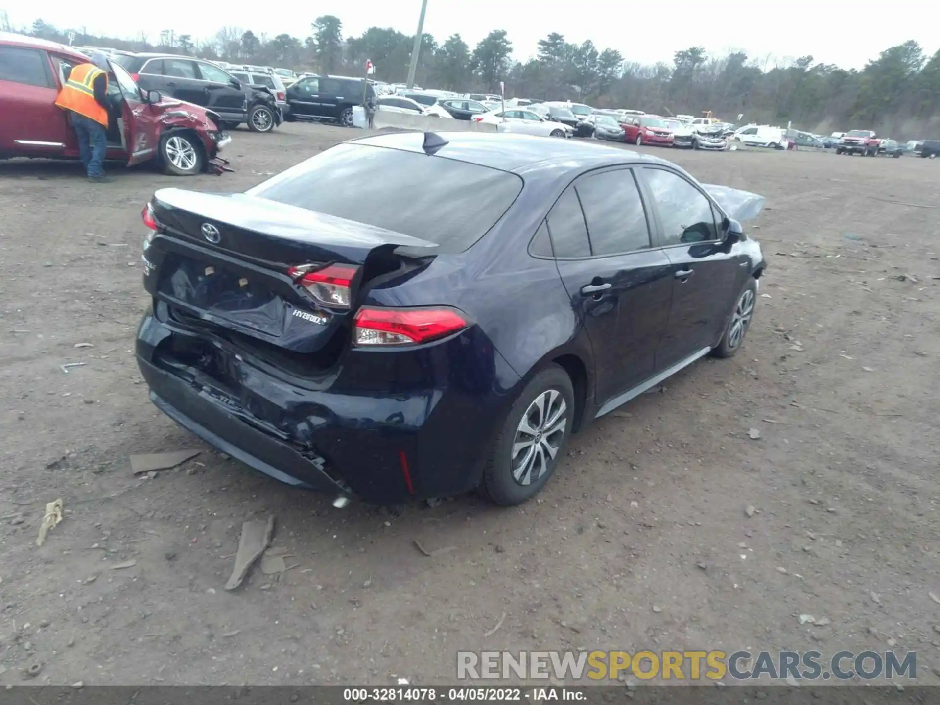 4 Photograph of a damaged car JTDEBRBE7LJ012531 TOYOTA COROLLA 2020