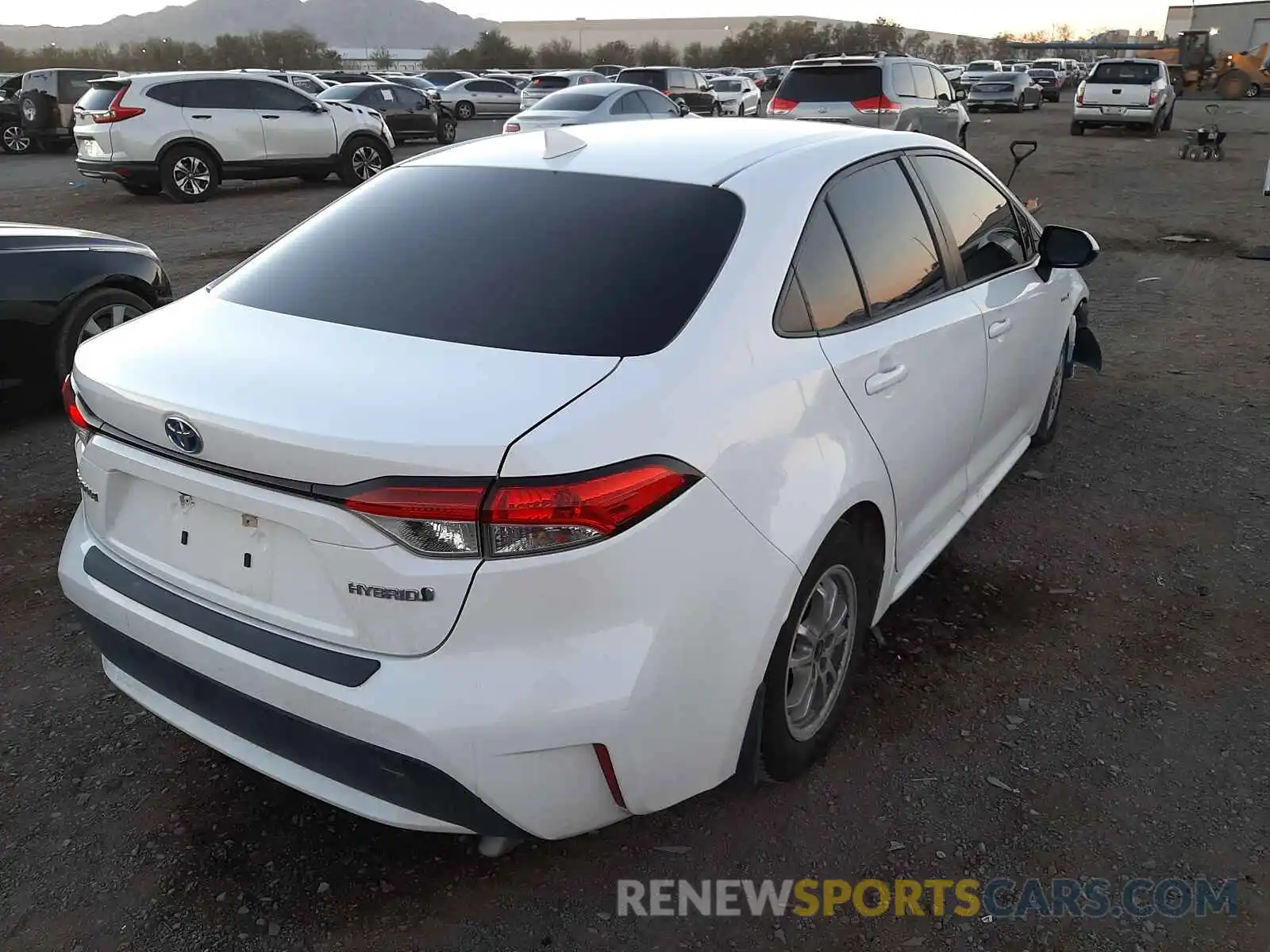 4 Photograph of a damaged car JTDEBRBE7LJ014165 TOYOTA COROLLA 2020