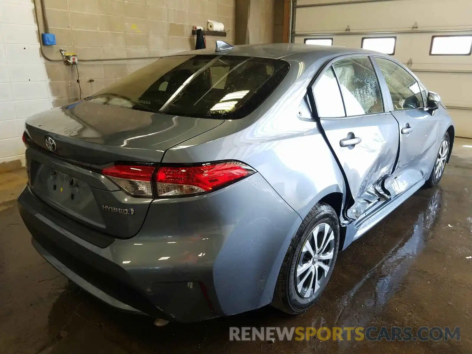 4 Photograph of a damaged car JTDEBRBE7LJ015140 TOYOTA COROLLA 2020