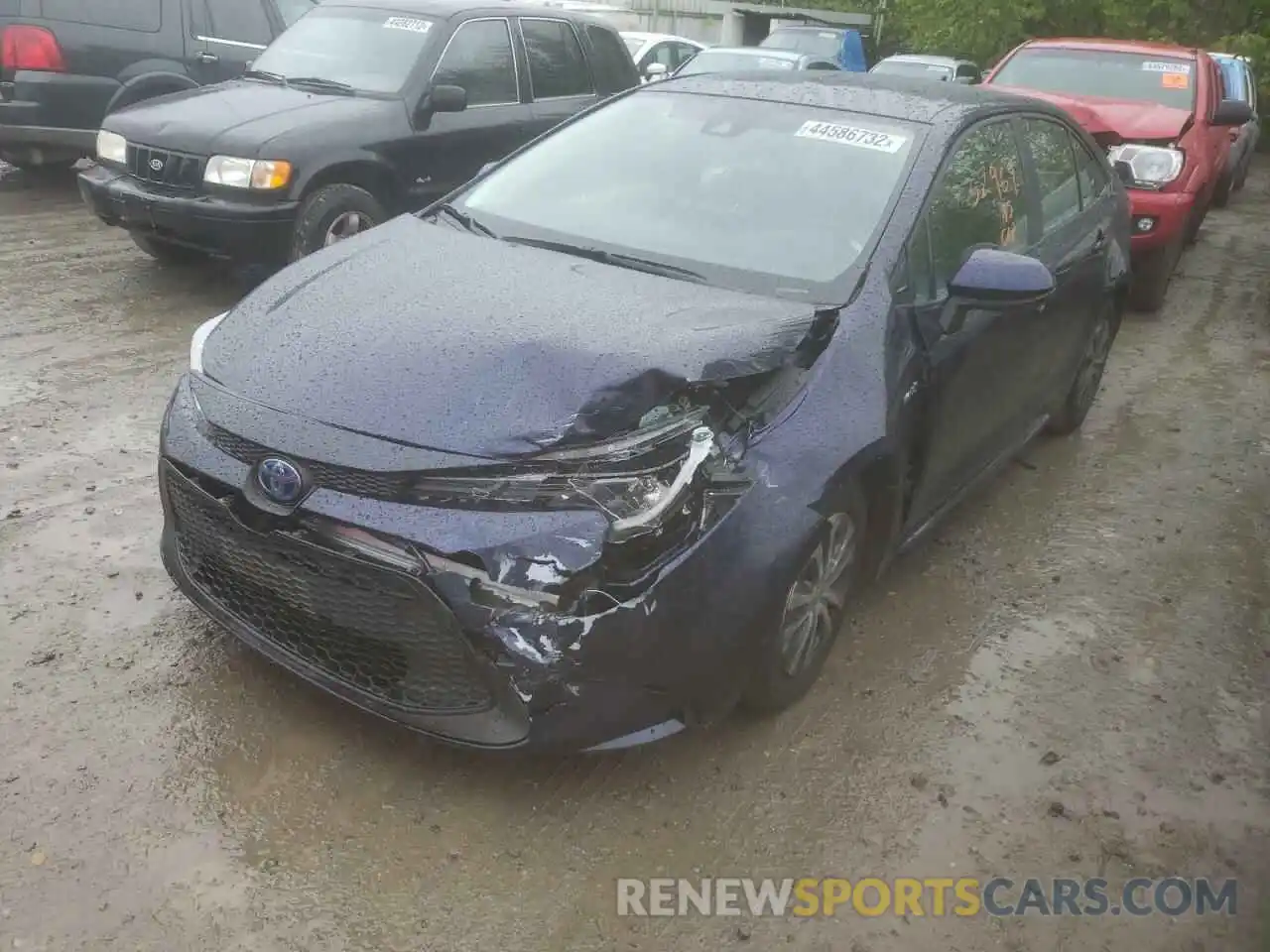 2 Photograph of a damaged car JTDEBRBE7LJ016935 TOYOTA COROLLA 2020