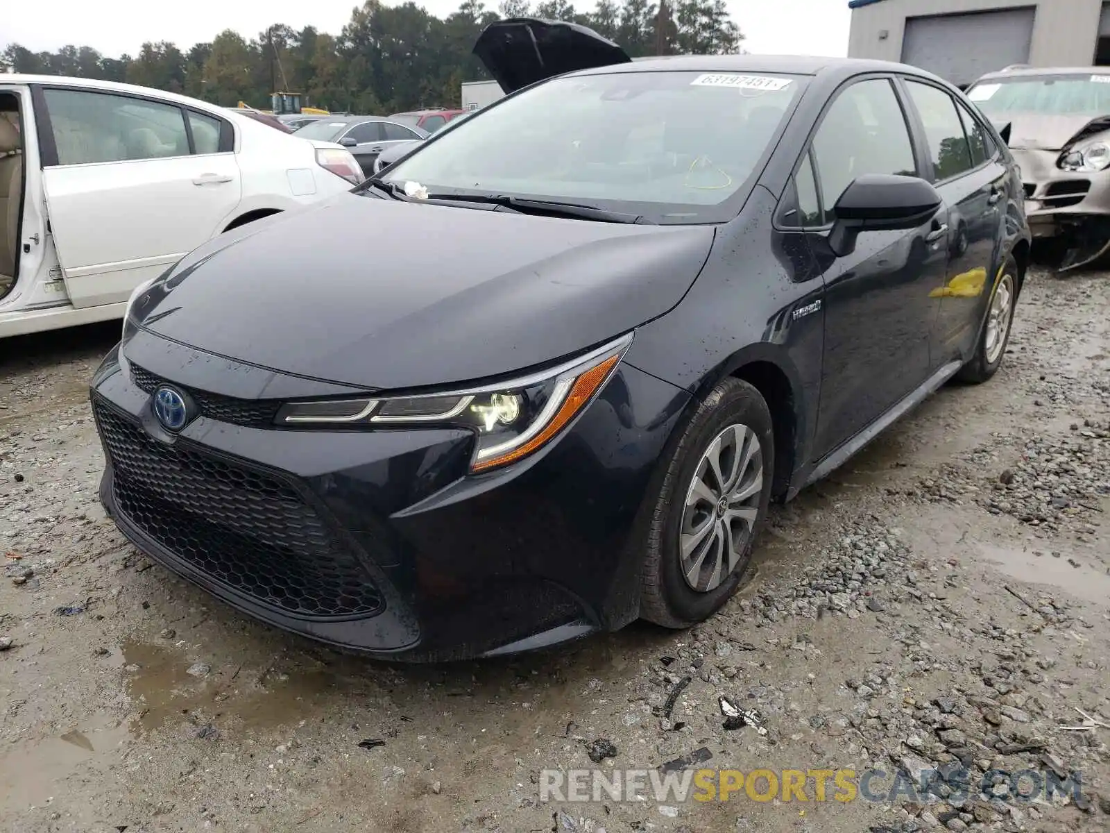 2 Photograph of a damaged car JTDEBRBE7LJ017986 TOYOTA COROLLA 2020