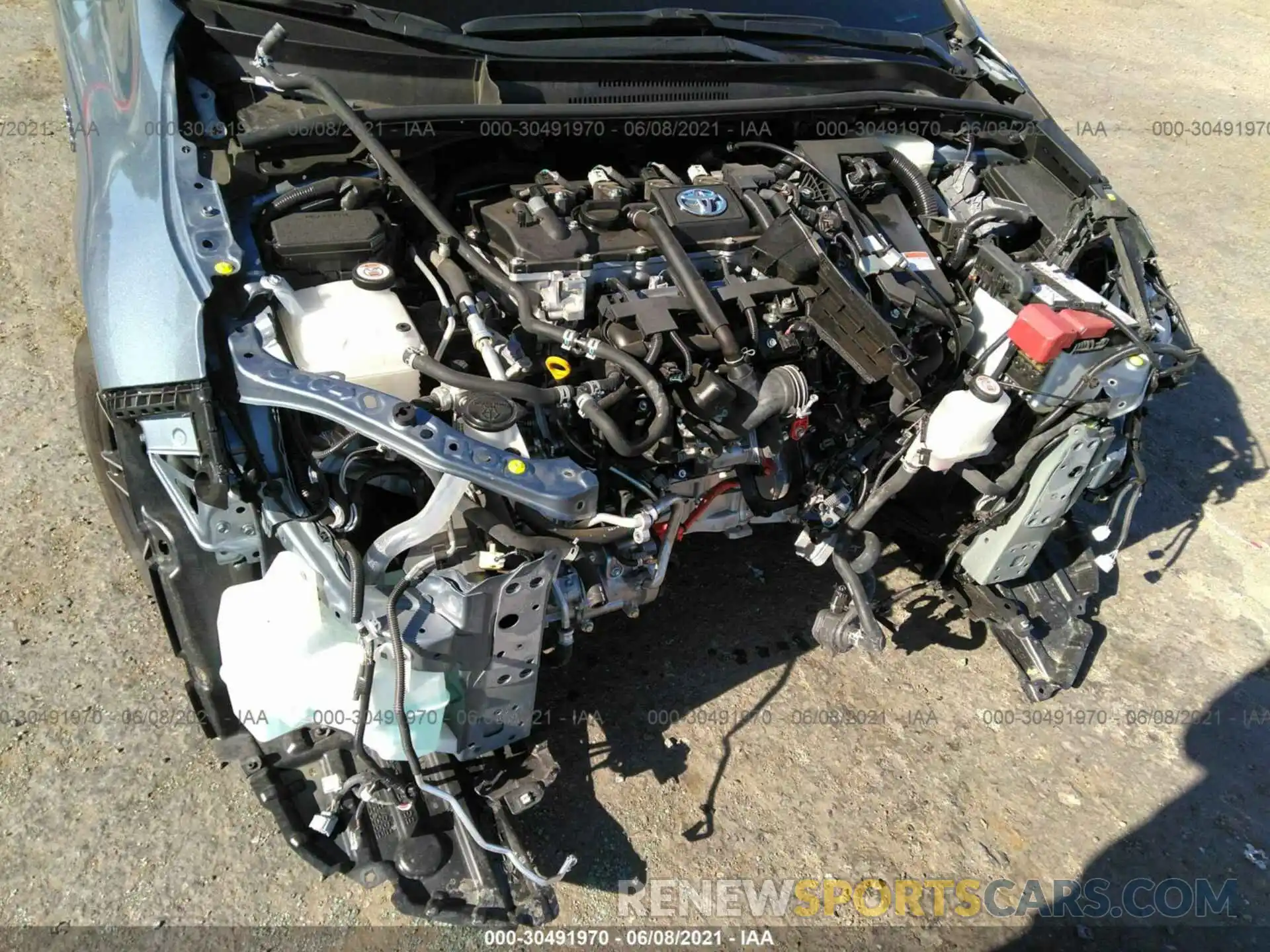 10 Photograph of a damaged car JTDEBRBE7LJ018037 TOYOTA COROLLA 2020