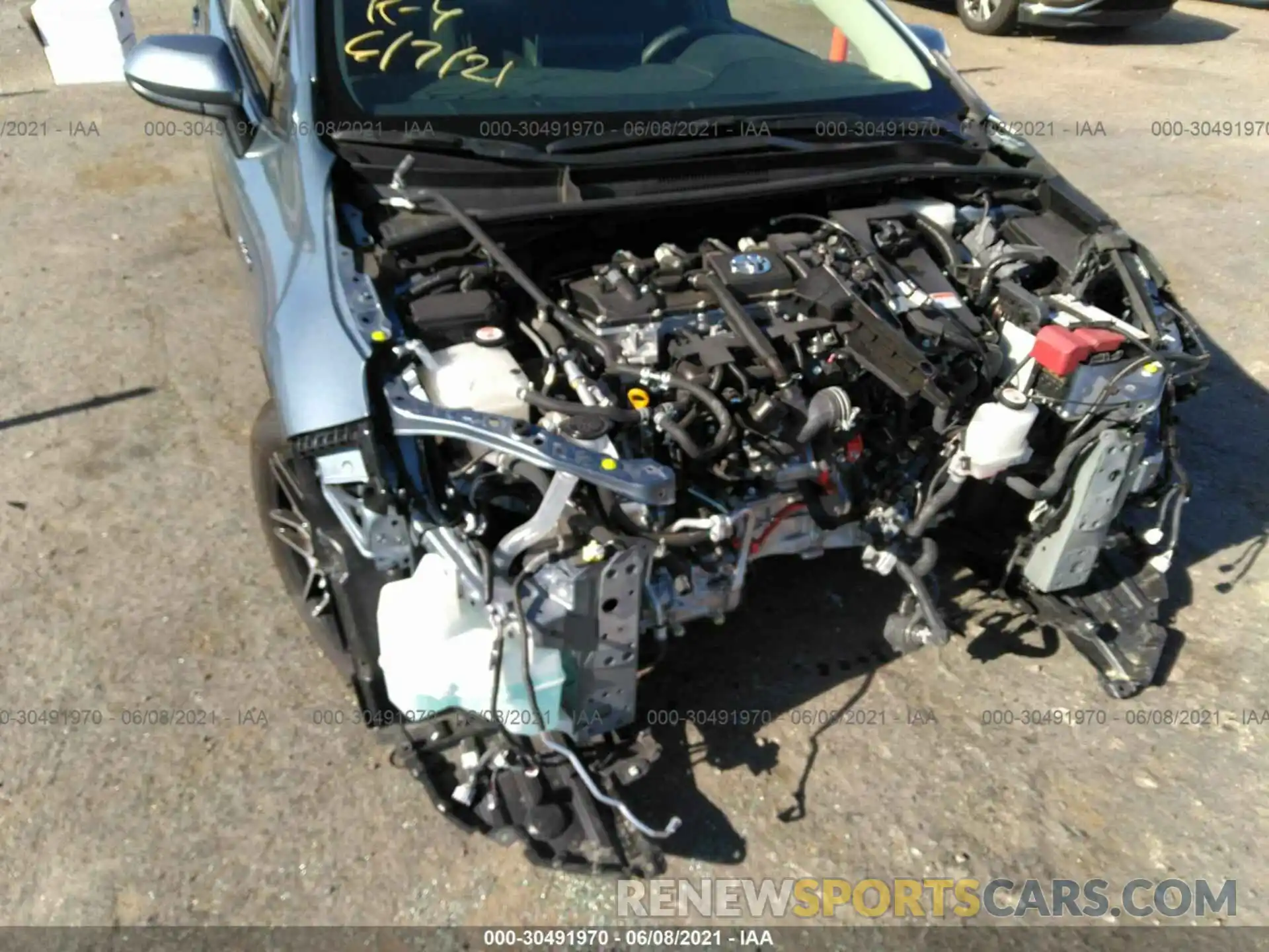 6 Photograph of a damaged car JTDEBRBE7LJ018037 TOYOTA COROLLA 2020