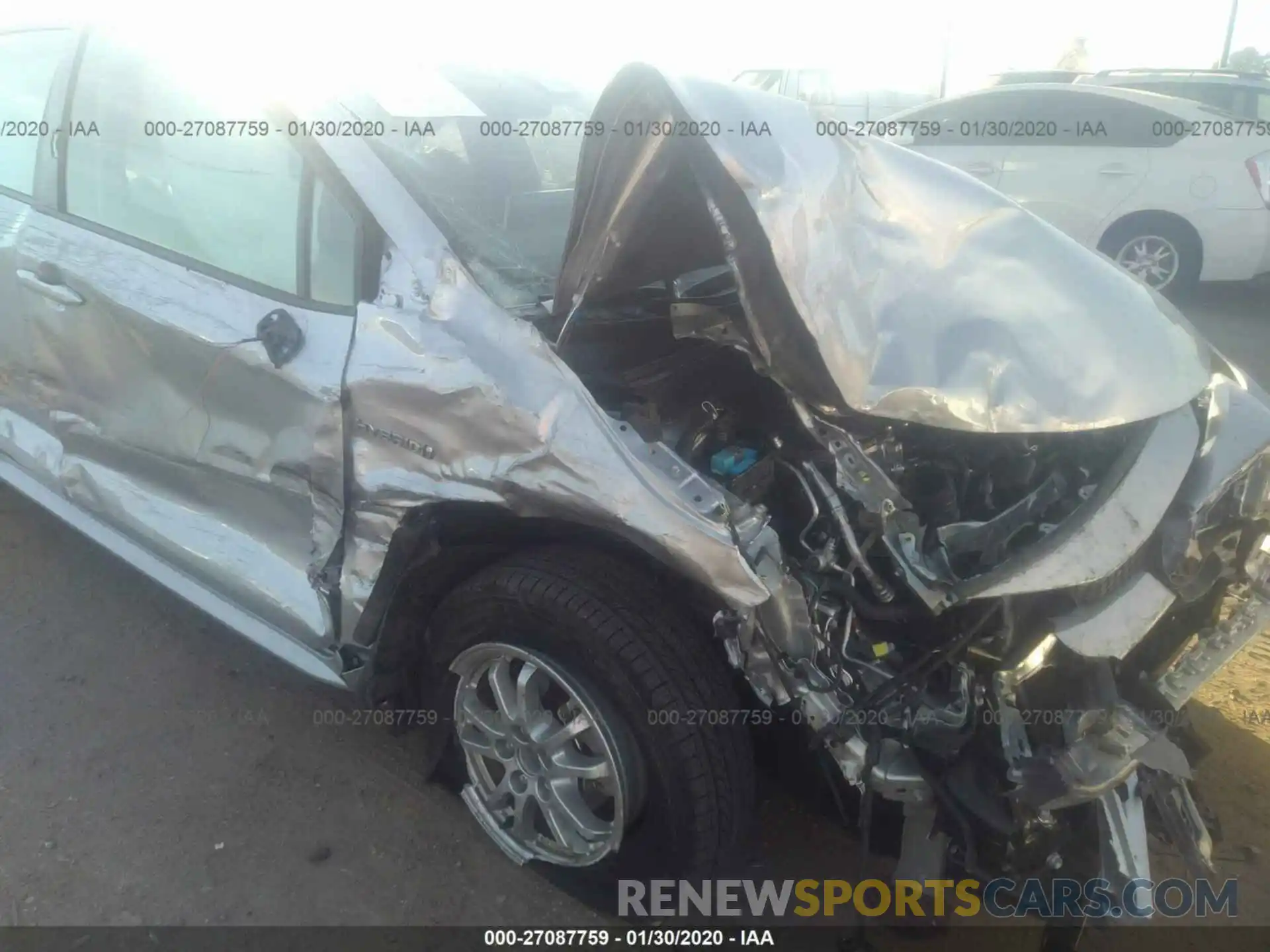 6 Photograph of a damaged car JTDEBRBE7LJ018409 TOYOTA COROLLA 2020