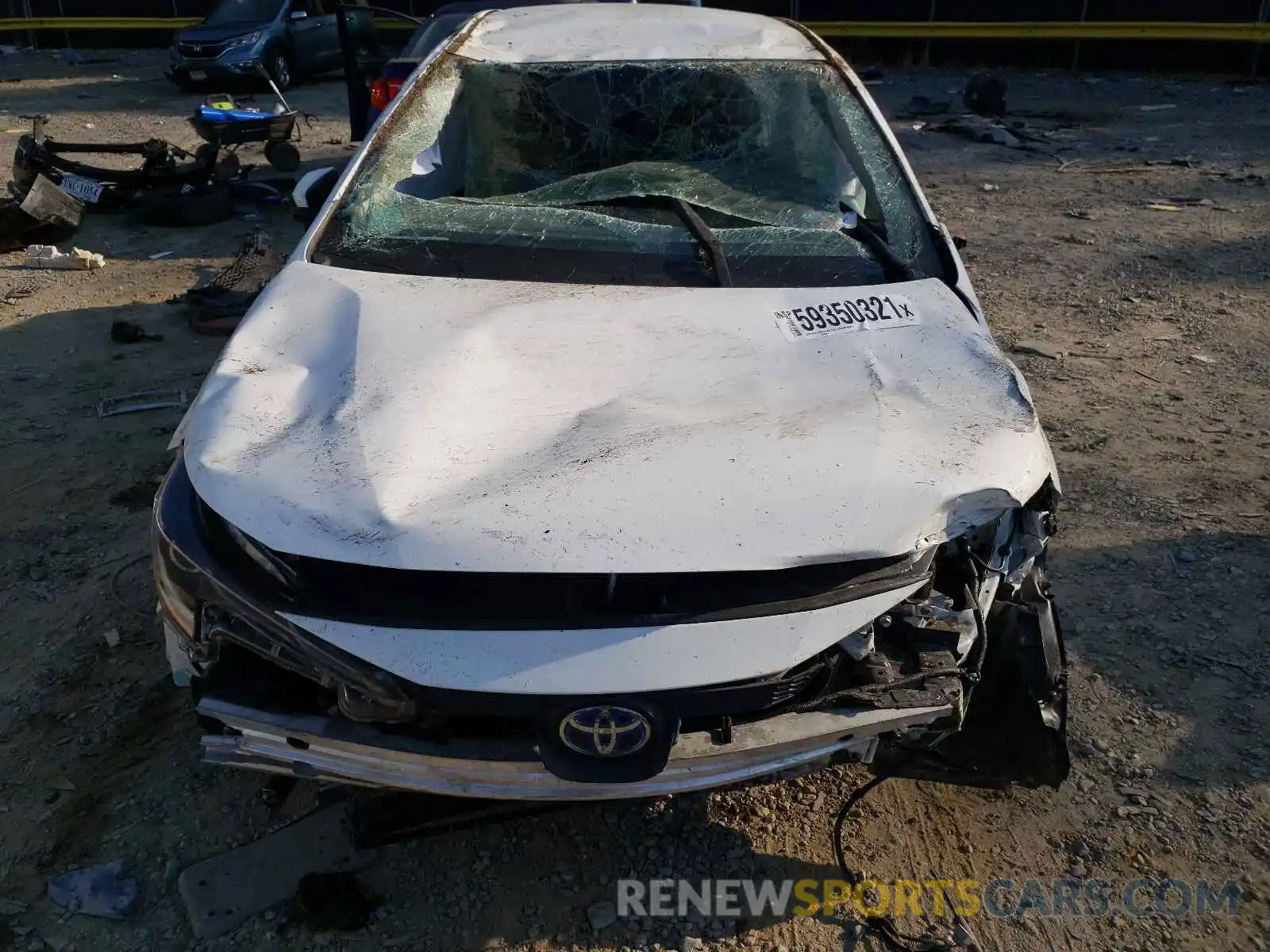 9 Photograph of a damaged car JTDEBRBE7LJ018717 TOYOTA COROLLA 2020