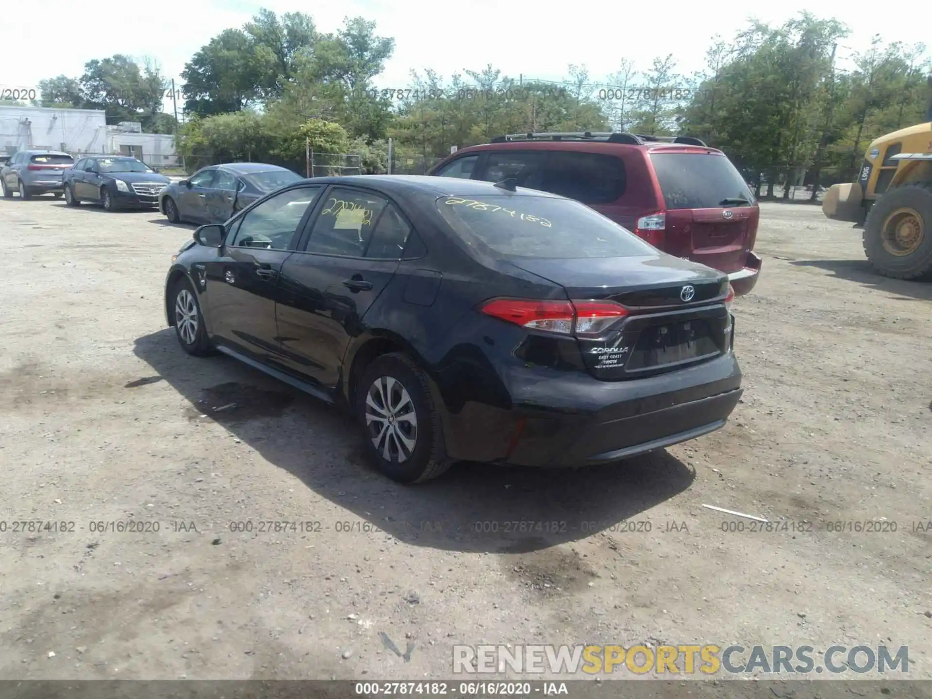 3 Photograph of a damaged car JTDEBRBE7LJ020709 TOYOTA COROLLA 2020