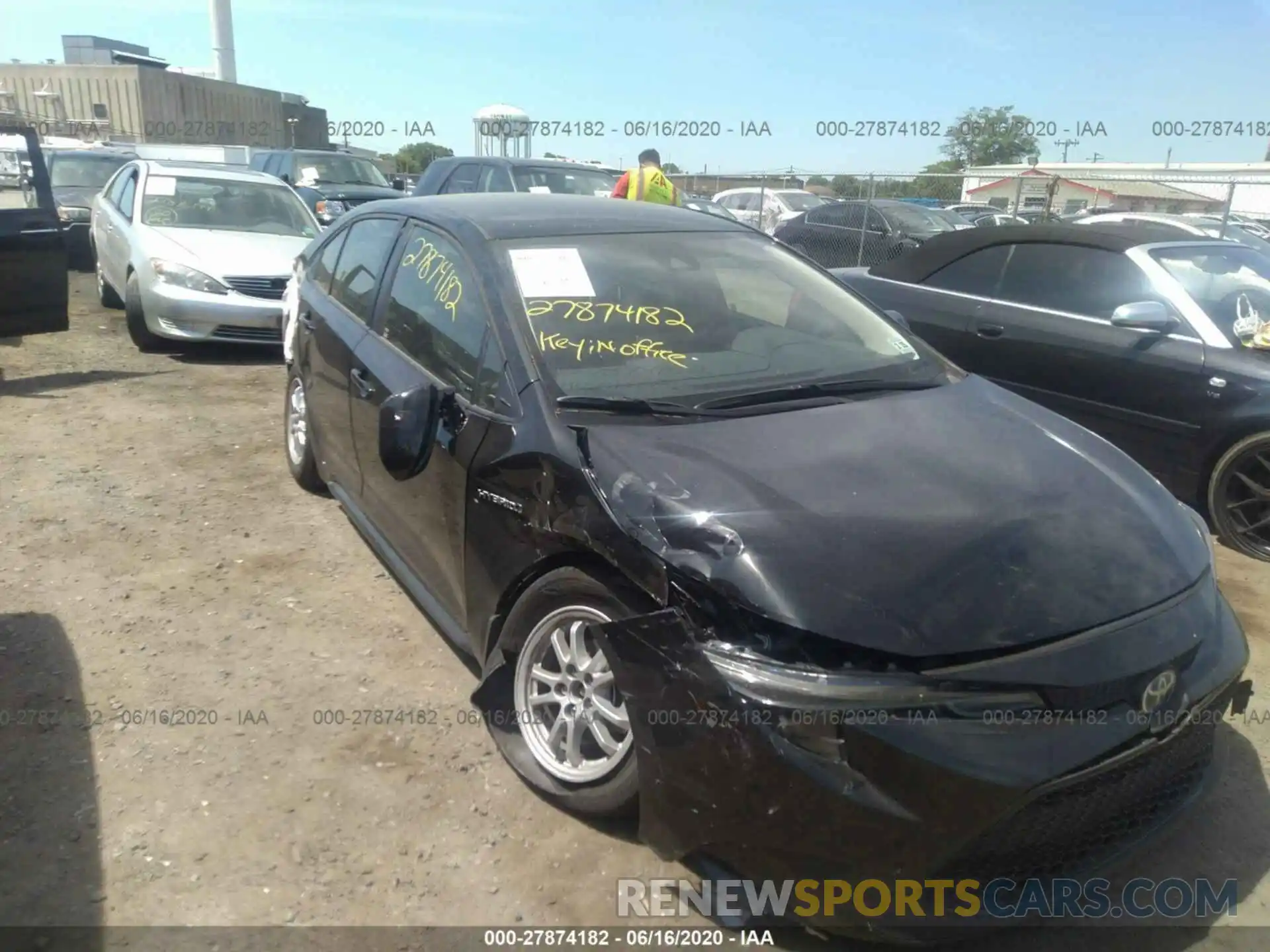 6 Photograph of a damaged car JTDEBRBE7LJ020709 TOYOTA COROLLA 2020