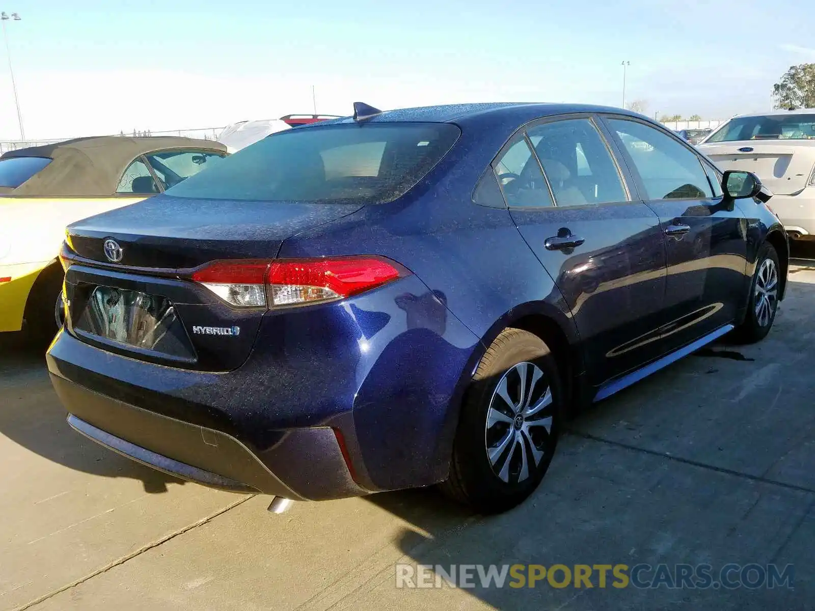 4 Photograph of a damaged car JTDEBRBE7LJ022444 TOYOTA COROLLA 2020