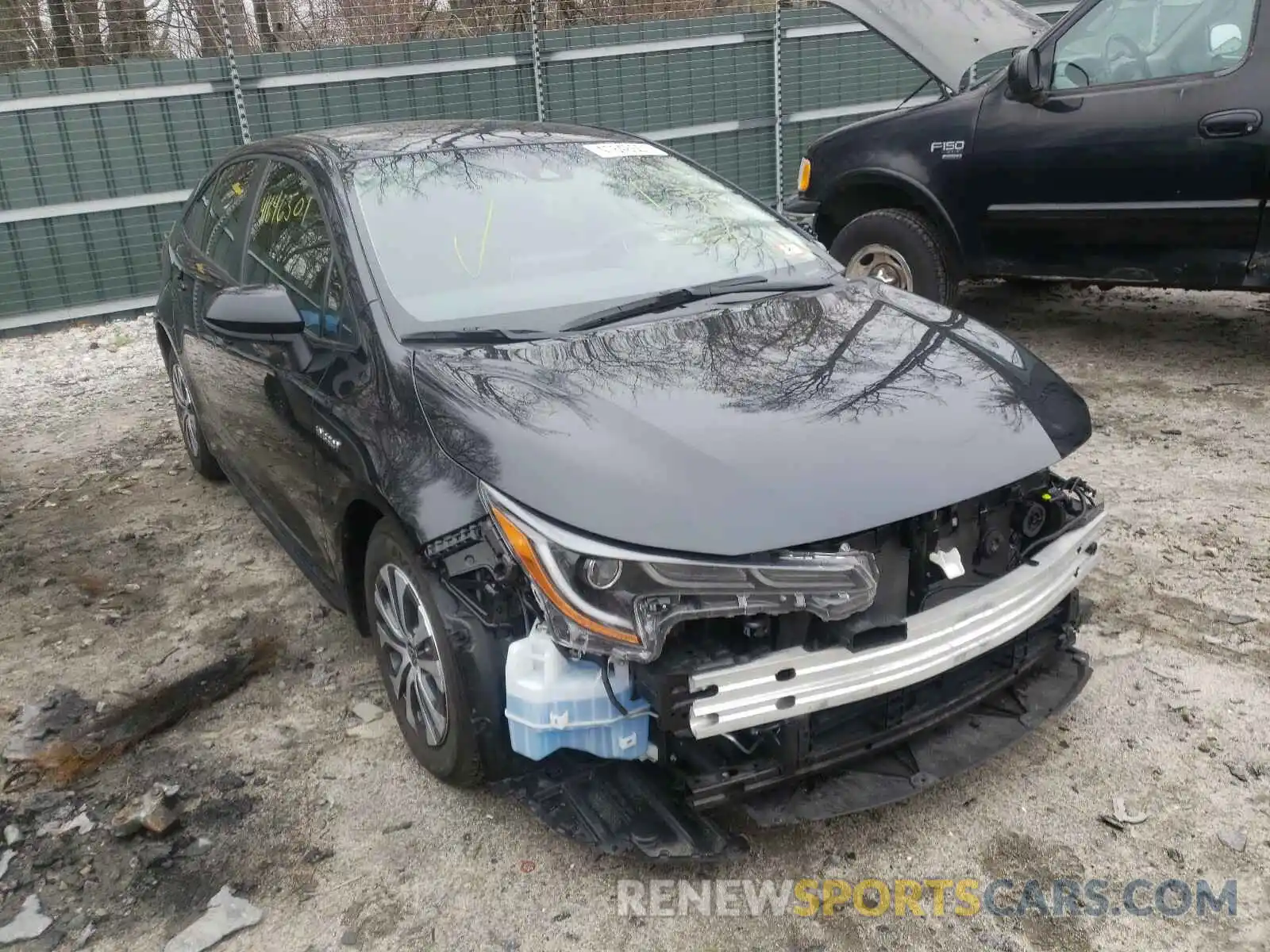 1 Photograph of a damaged car JTDEBRBE7LJ022900 TOYOTA COROLLA 2020