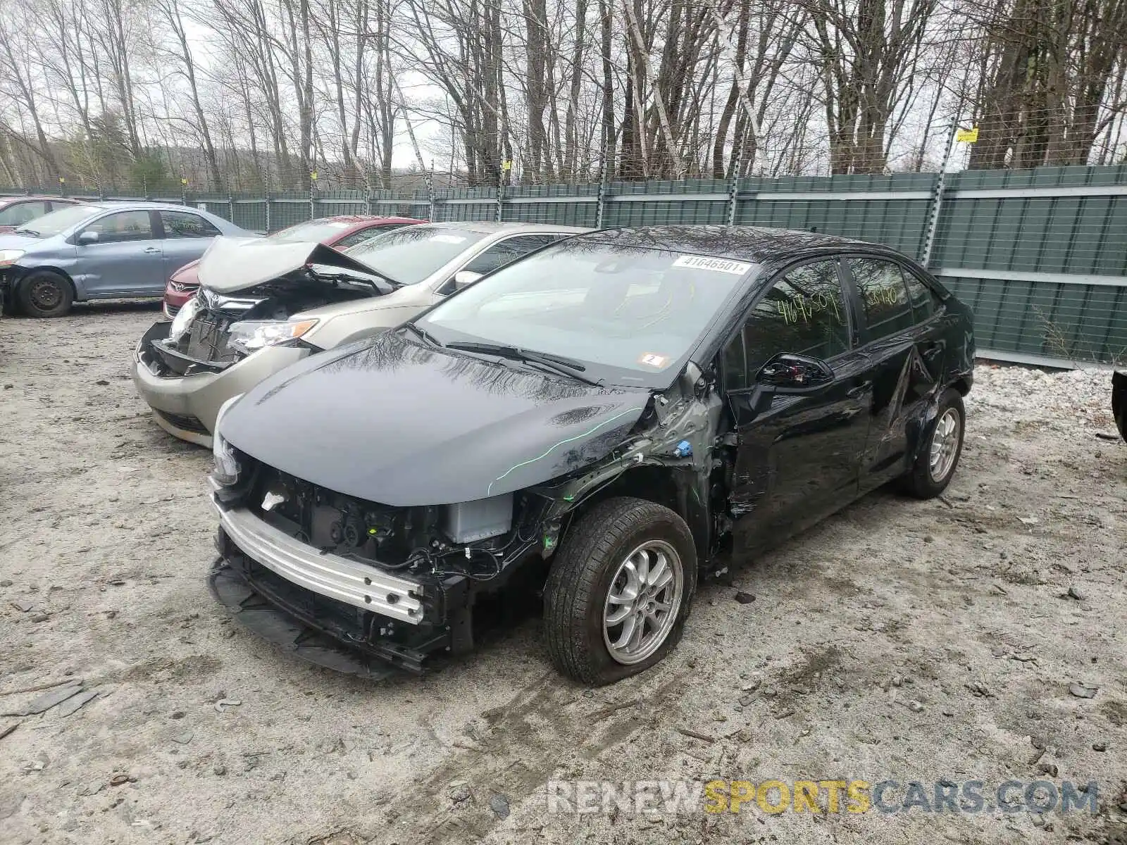 2 Photograph of a damaged car JTDEBRBE7LJ022900 TOYOTA COROLLA 2020