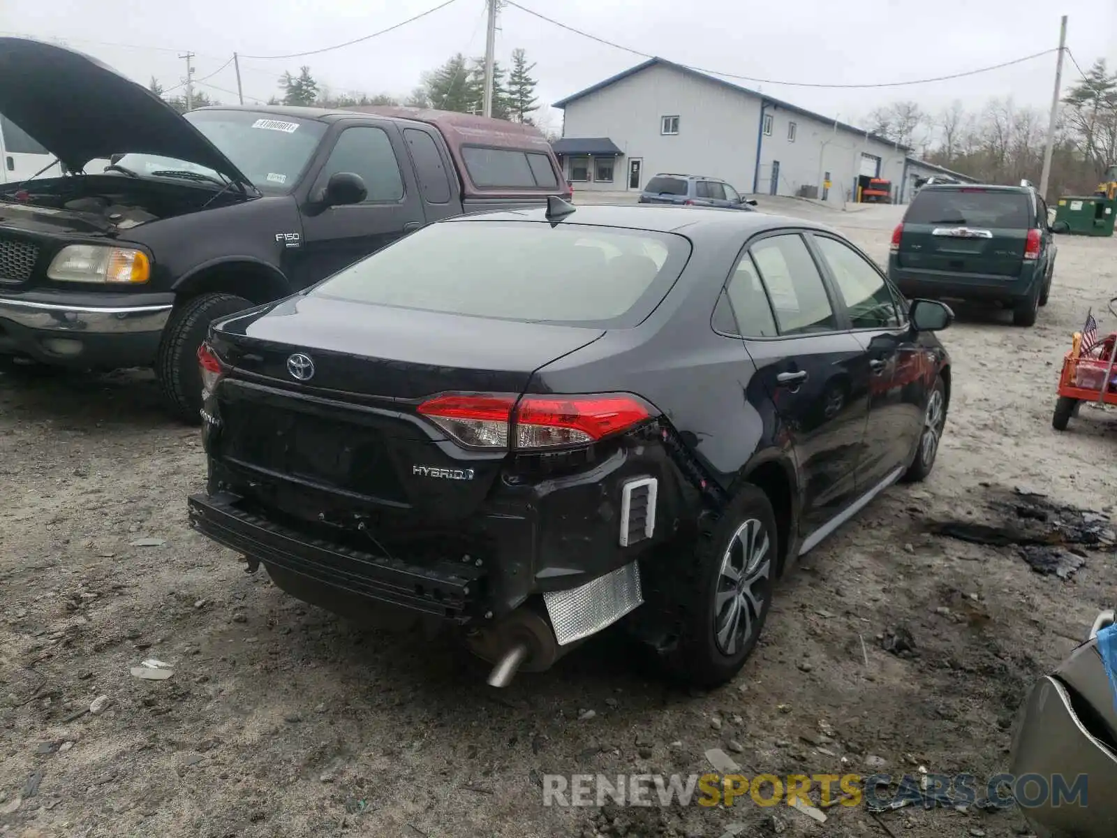 4 Photograph of a damaged car JTDEBRBE7LJ022900 TOYOTA COROLLA 2020