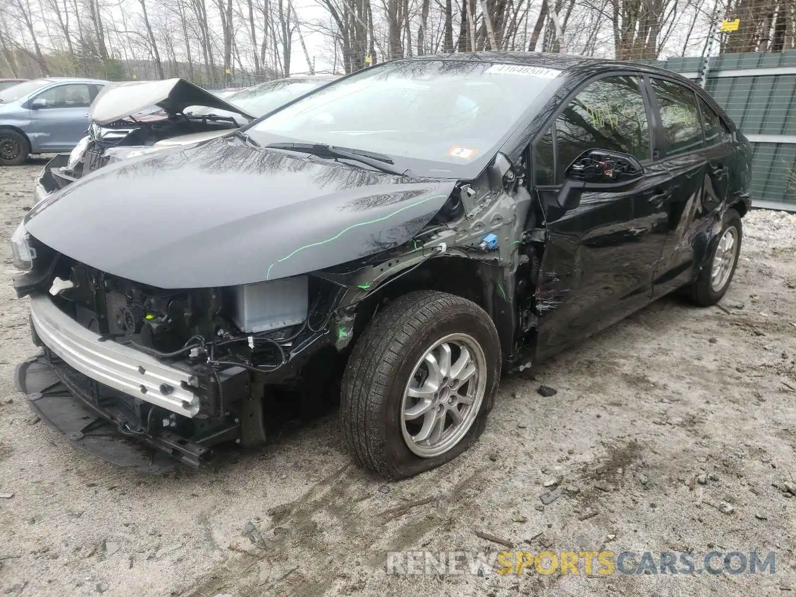 9 Photograph of a damaged car JTDEBRBE7LJ022900 TOYOTA COROLLA 2020