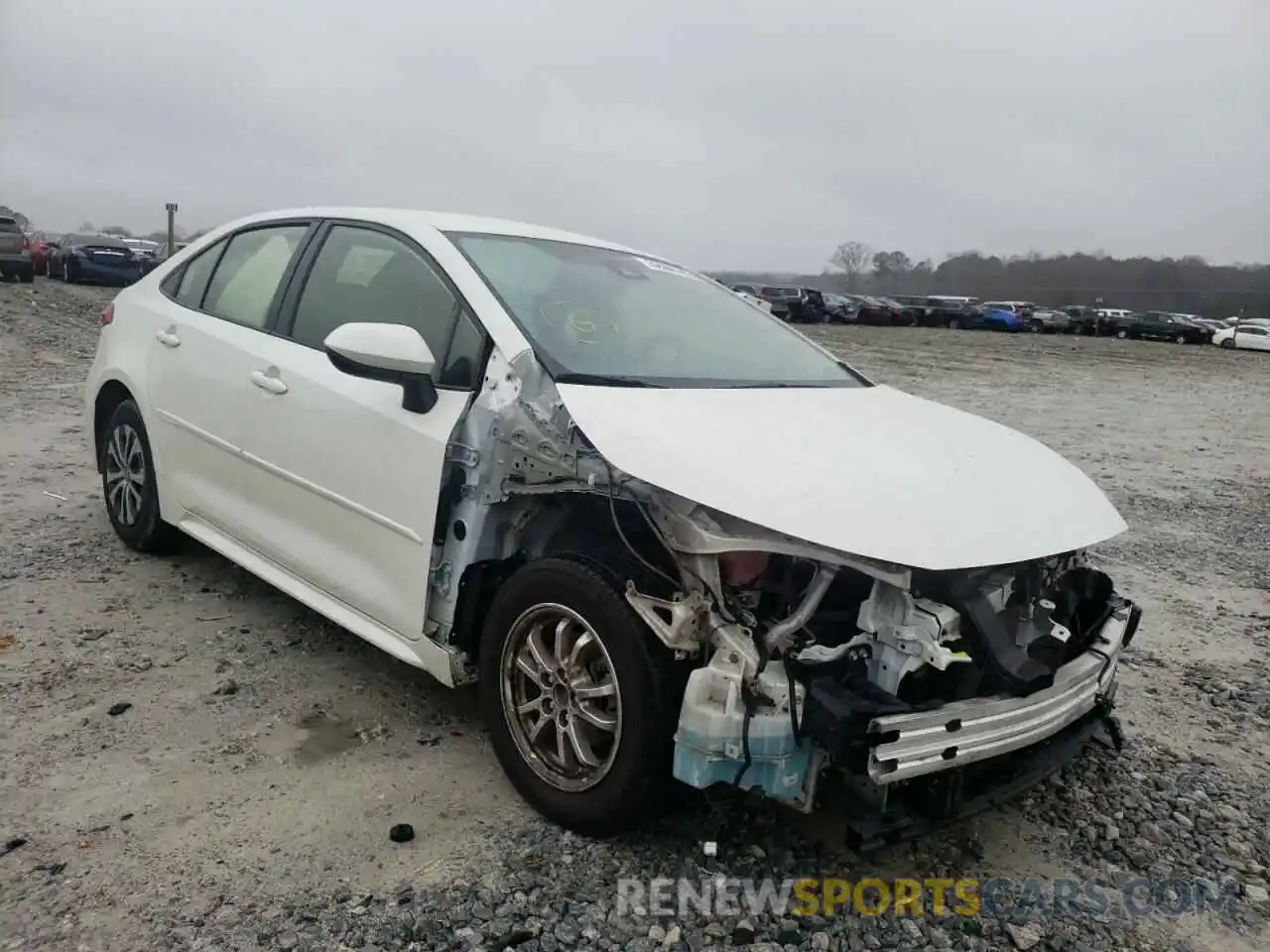 2 Photograph of a damaged car JTDEBRBE7LJ023206 TOYOTA COROLLA 2020