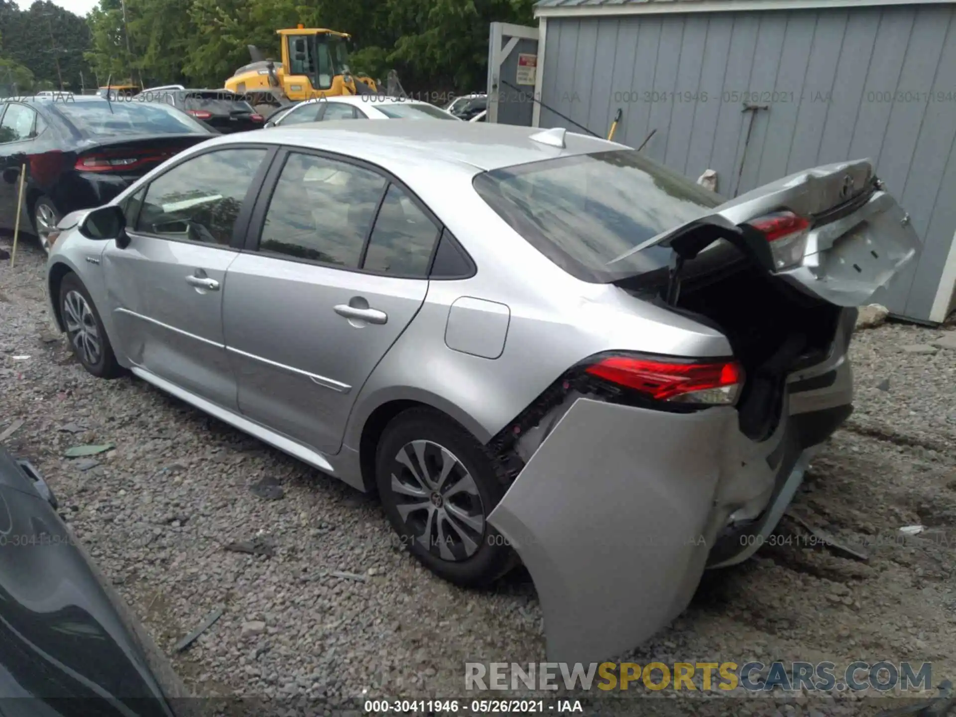 3 Photograph of a damaged car JTDEBRBE7LJ025117 TOYOTA COROLLA 2020