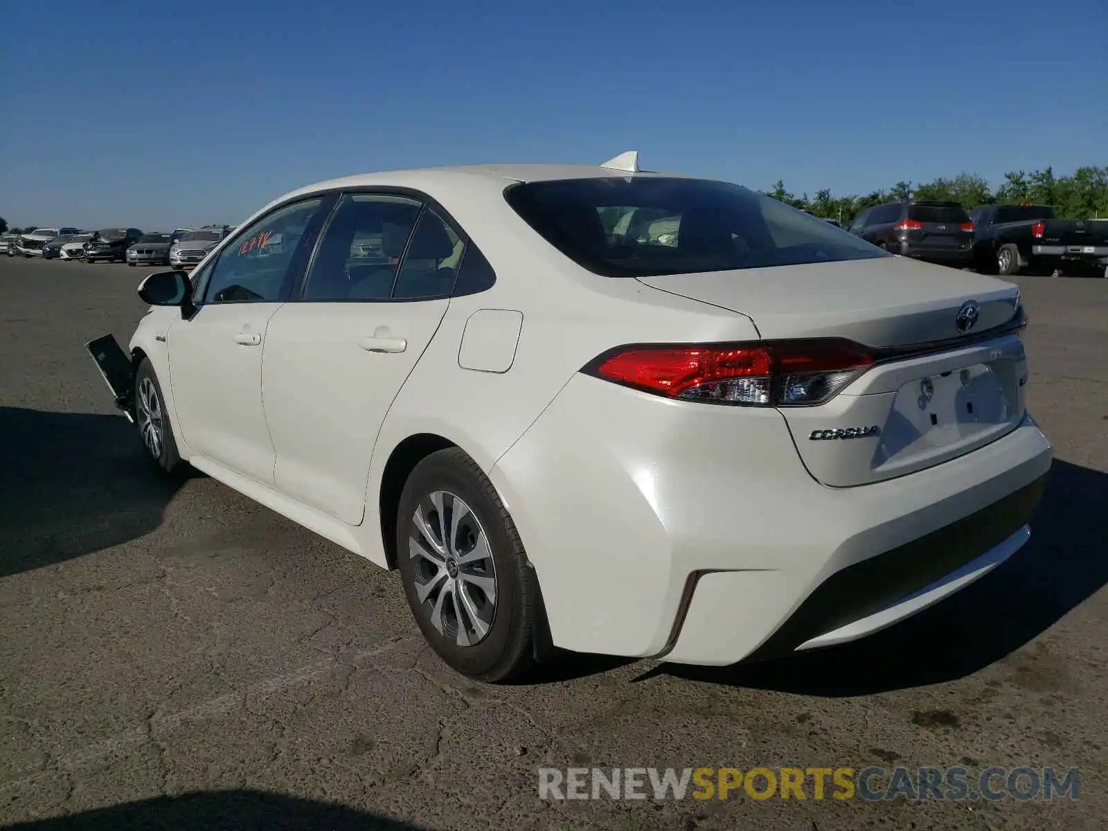 3 Photograph of a damaged car JTDEBRBE7LJ025490 TOYOTA COROLLA 2020