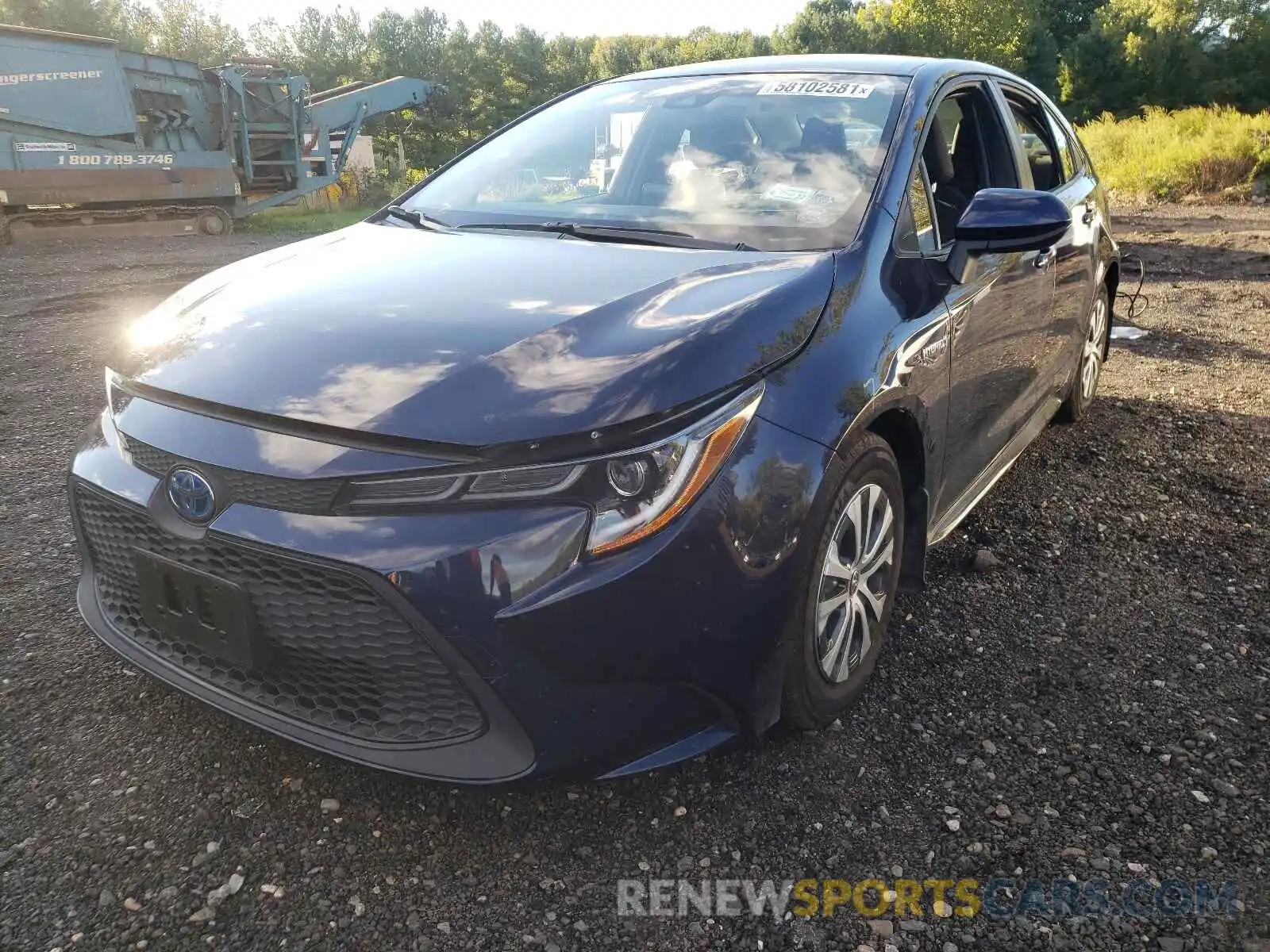 2 Photograph of a damaged car JTDEBRBE7LJ026851 TOYOTA COROLLA 2020