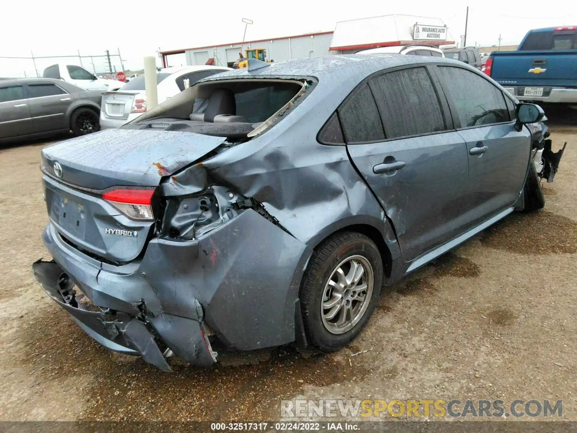 4 Photograph of a damaged car JTDEBRBE7LJ026963 TOYOTA COROLLA 2020