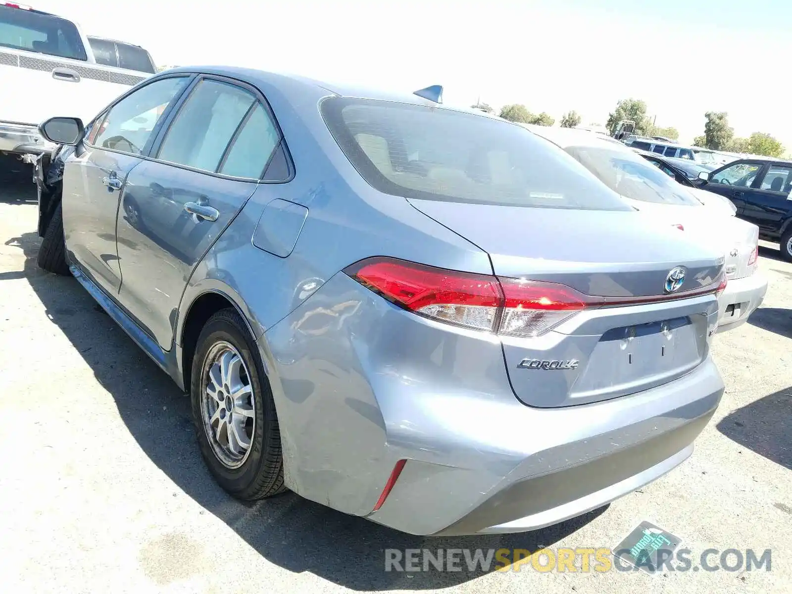 3 Photograph of a damaged car JTDEBRBE7LJ027160 TOYOTA COROLLA 2020