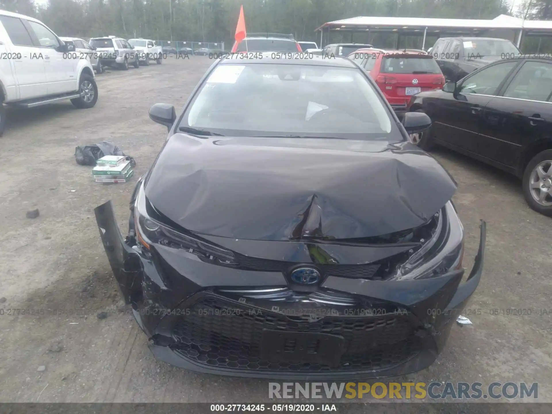 6 Photograph of a damaged car JTDEBRBE7LJ027496 TOYOTA COROLLA 2020