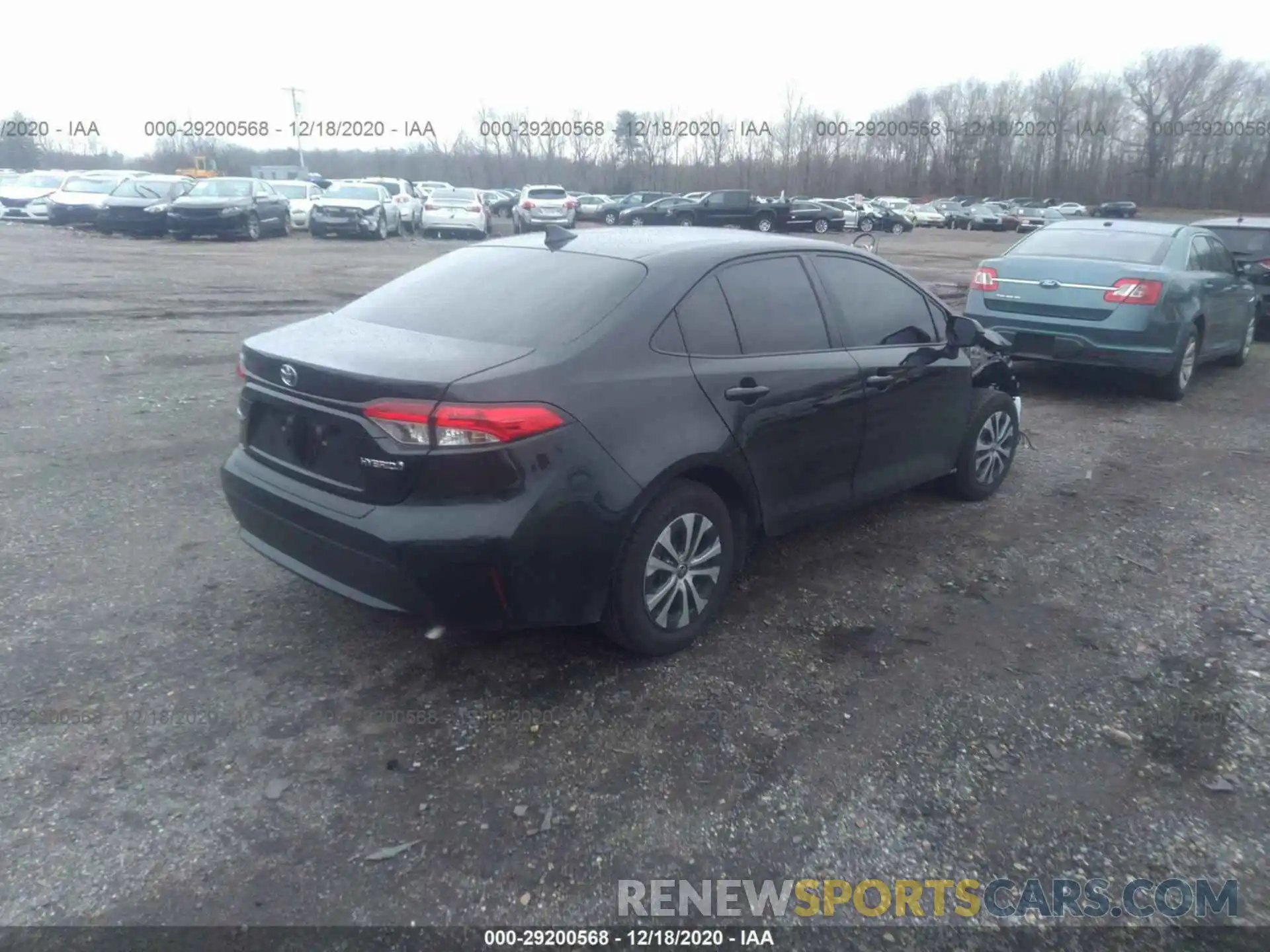 4 Photograph of a damaged car JTDEBRBE7LJ027756 TOYOTA COROLLA 2020