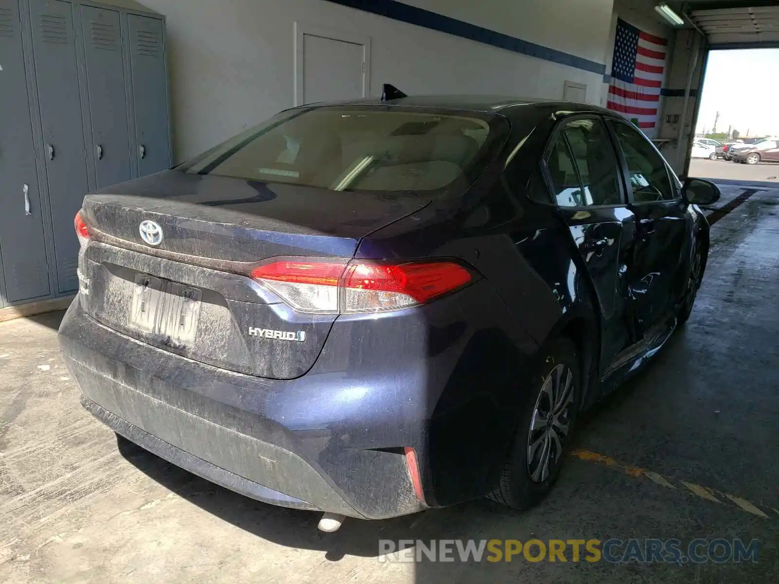 4 Photograph of a damaged car JTDEBRBE7LJ028471 TOYOTA COROLLA 2020