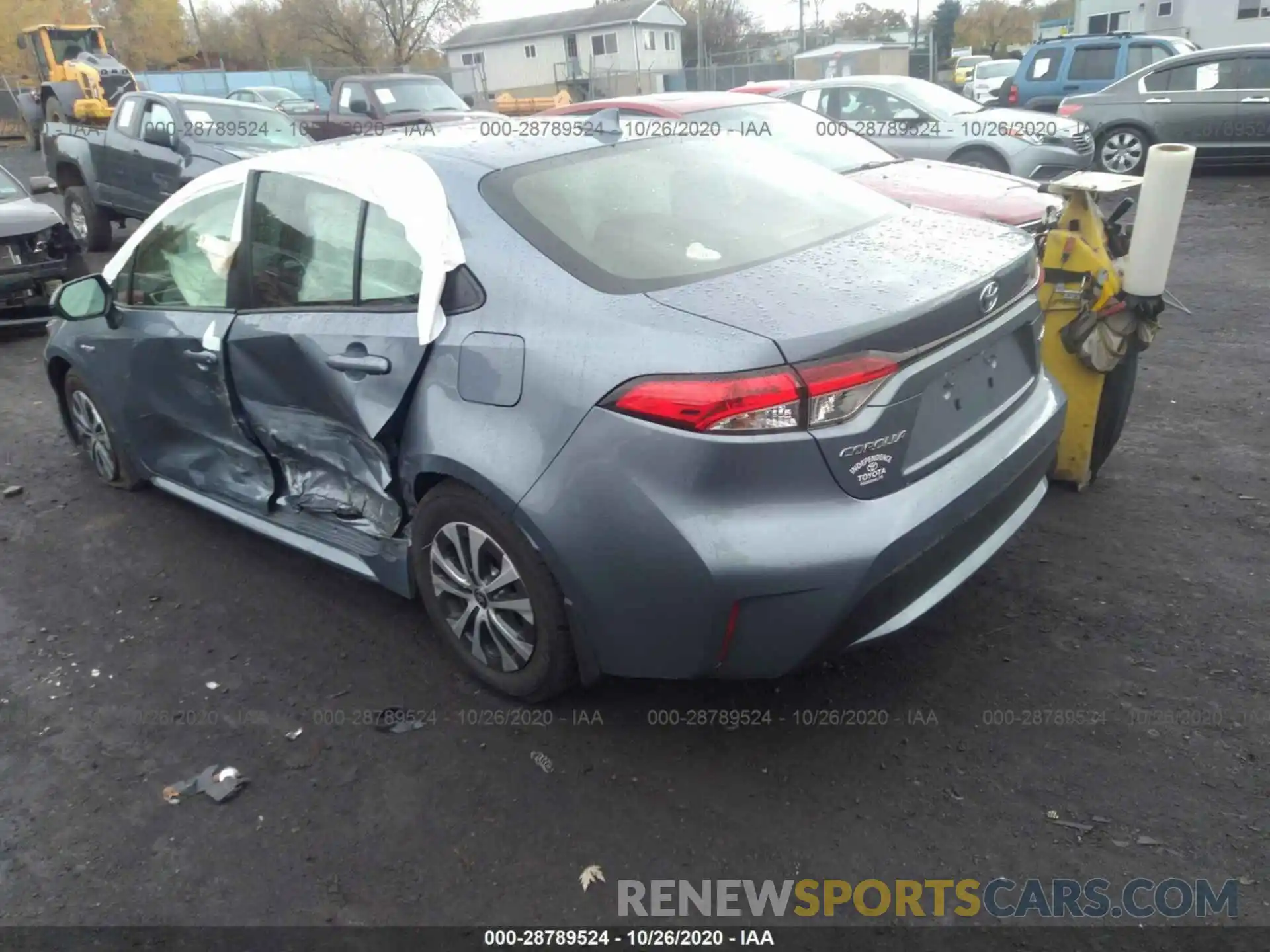 3 Photograph of a damaged car JTDEBRBE7LJ030124 TOYOTA COROLLA 2020