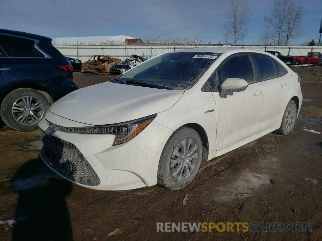 2 Photograph of a damaged car JTDEBRBE7LJ030964 TOYOTA COROLLA 2020