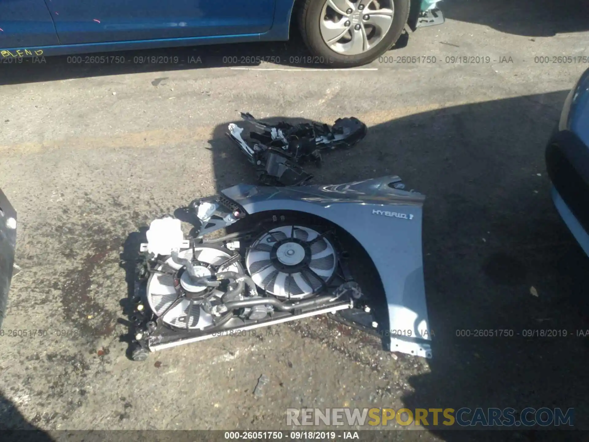 6 Photograph of a damaged car JTDEBRBE8LJ000260 TOYOTA COROLLA 2020