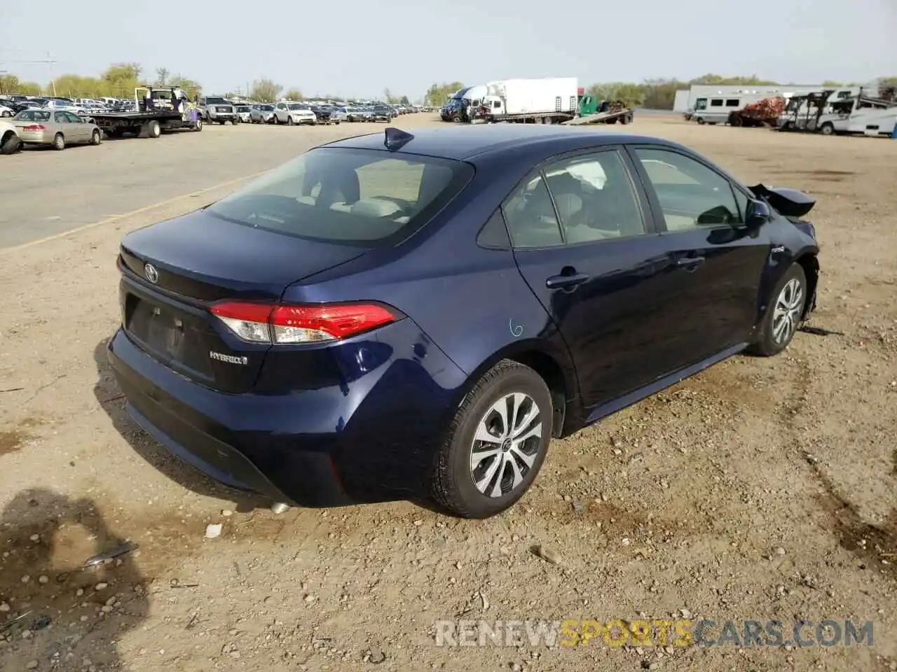 4 Photograph of a damaged car JTDEBRBE8LJ001067 TOYOTA COROLLA 2020