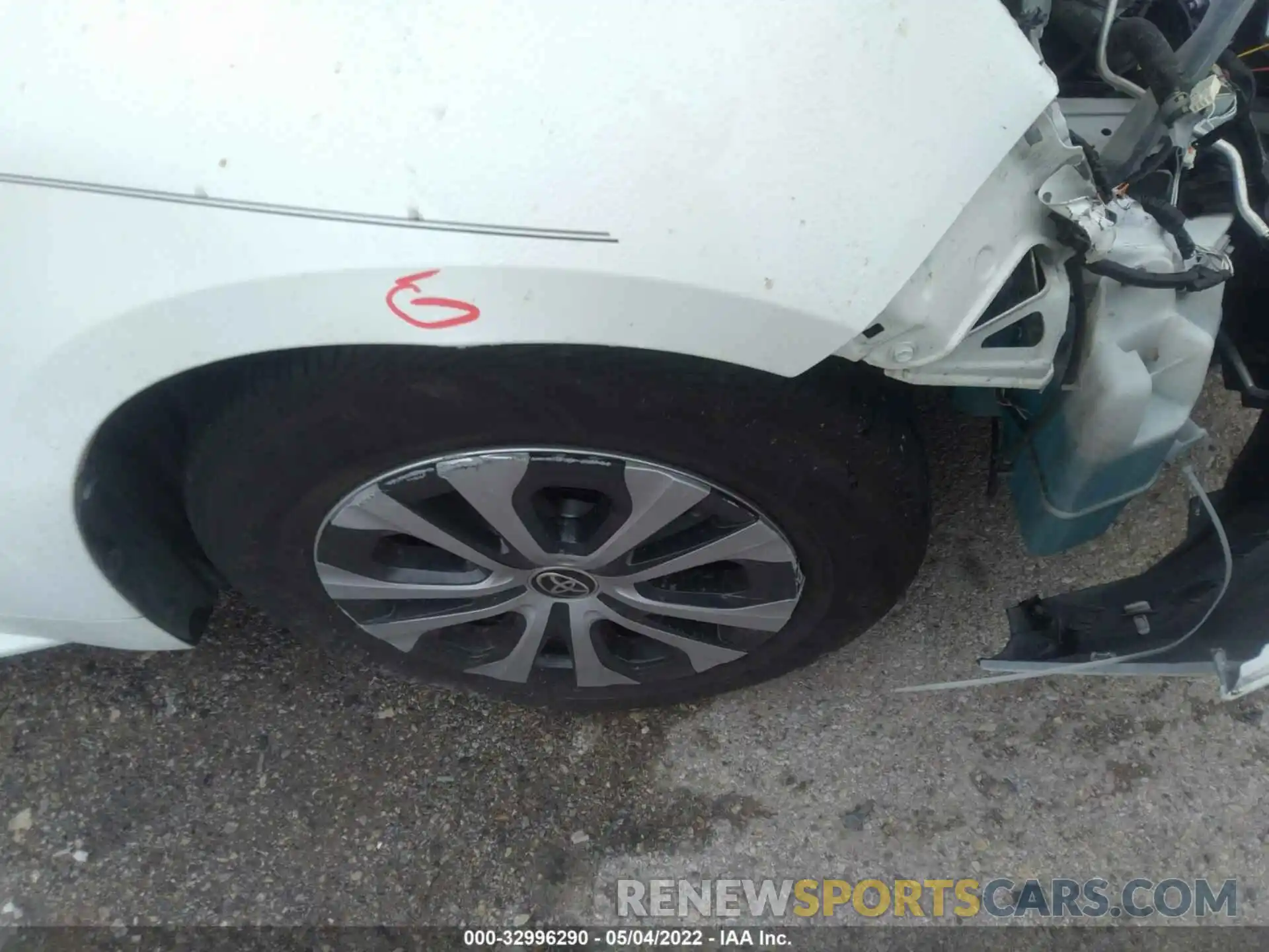 14 Photograph of a damaged car JTDEBRBE8LJ001165 TOYOTA COROLLA 2020