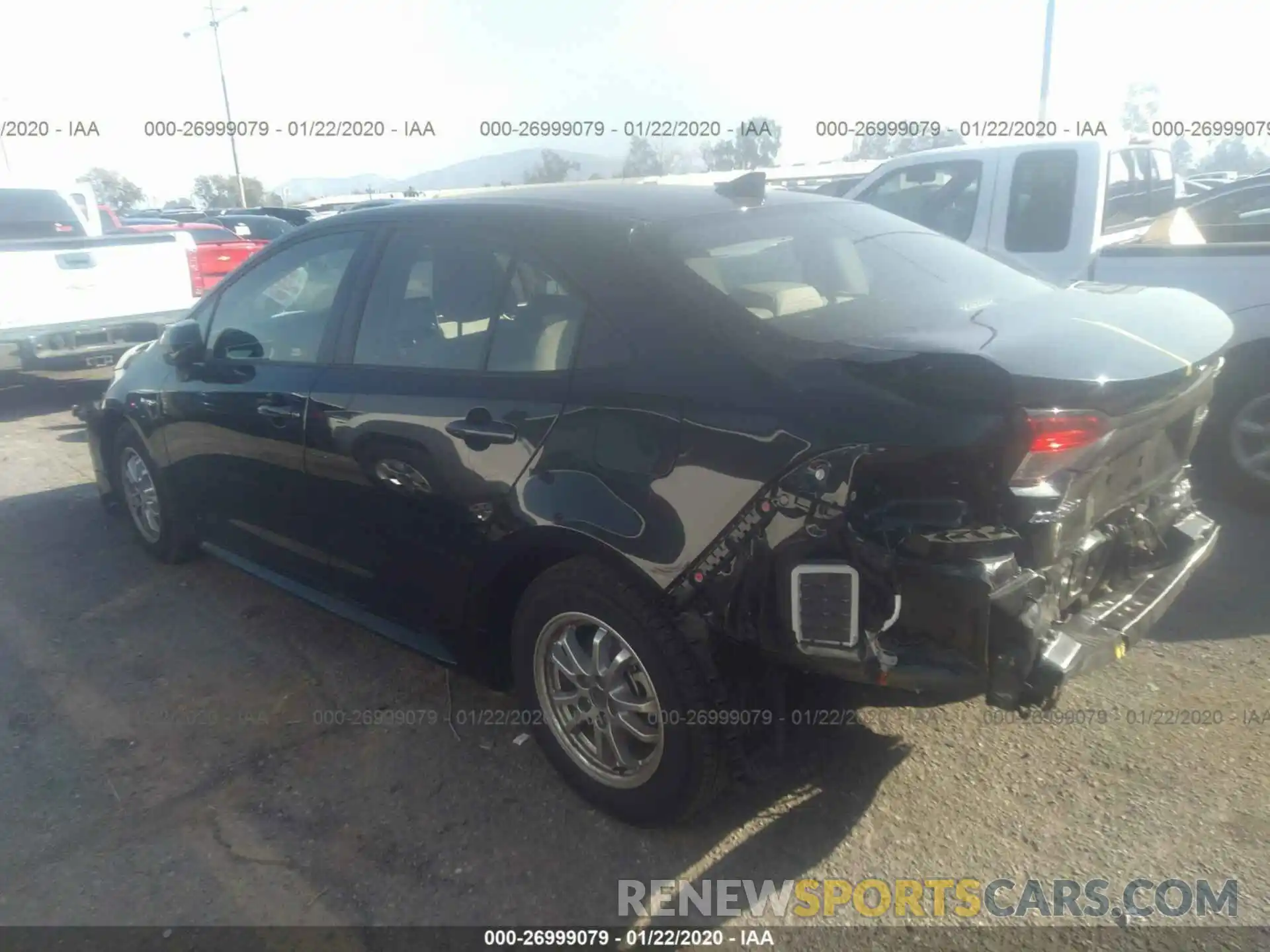 3 Photograph of a damaged car JTDEBRBE8LJ001246 TOYOTA COROLLA 2020