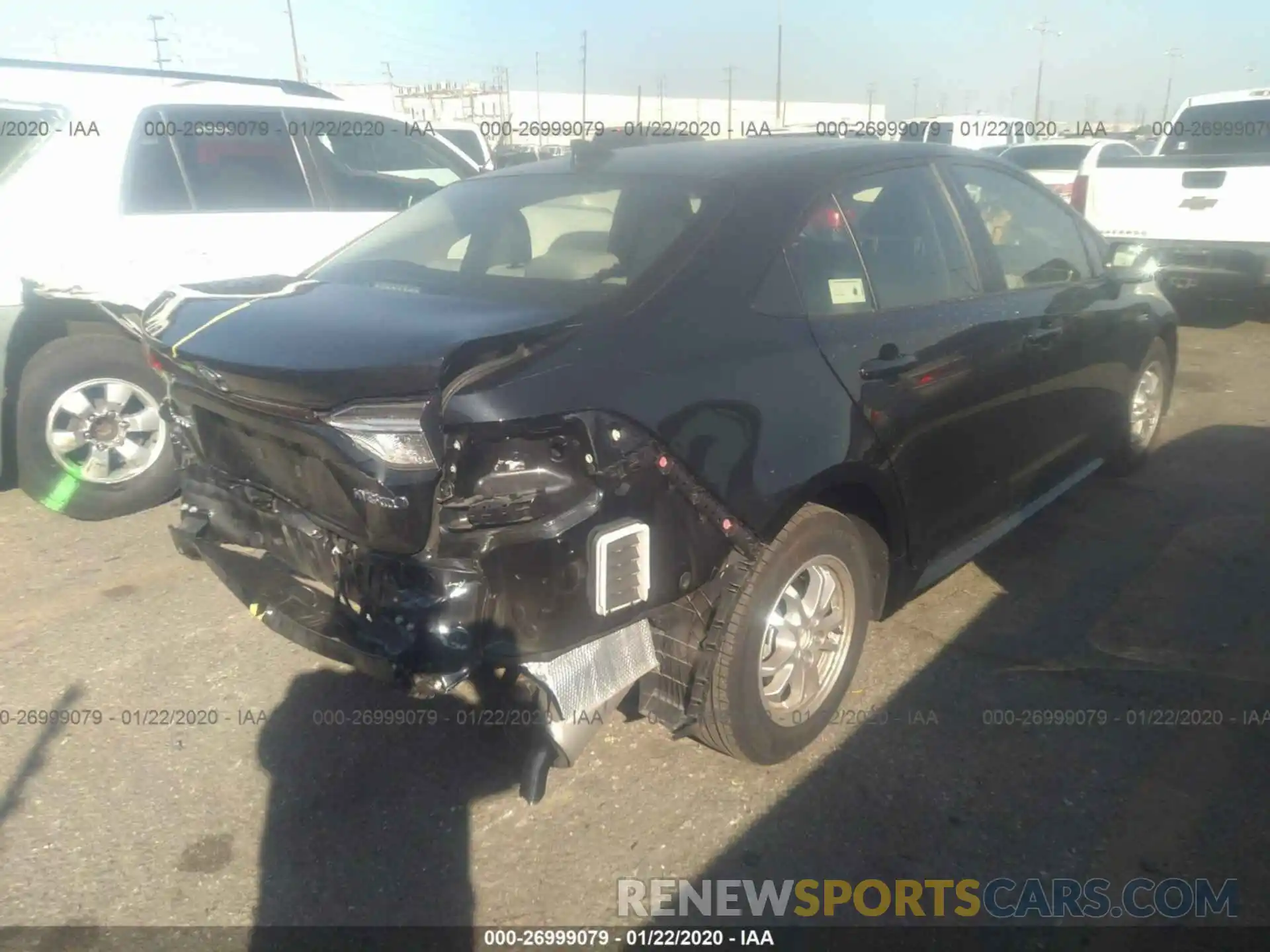 4 Photograph of a damaged car JTDEBRBE8LJ001246 TOYOTA COROLLA 2020