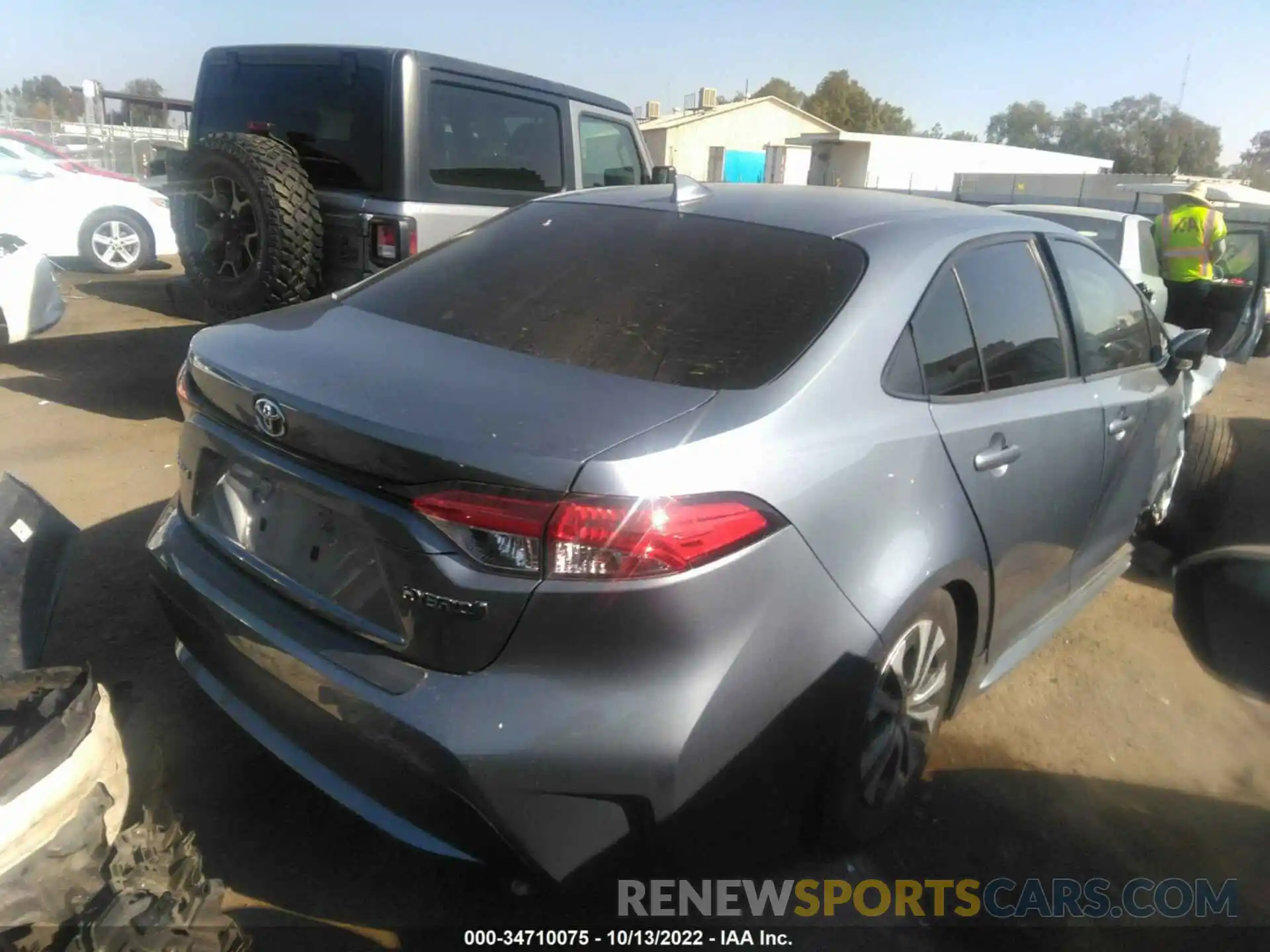 4 Photograph of a damaged car JTDEBRBE8LJ001778 TOYOTA COROLLA 2020