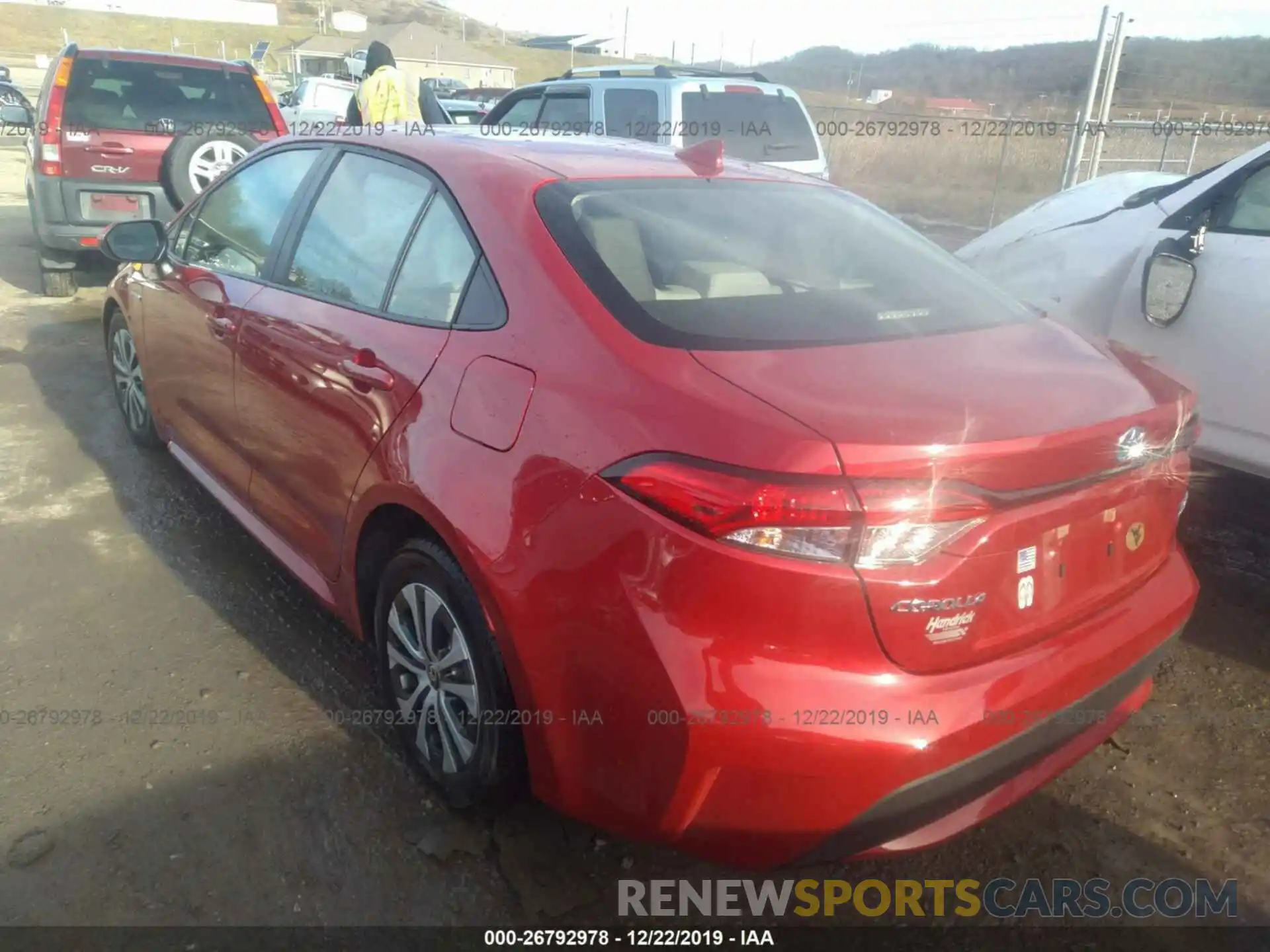 3 Photograph of a damaged car JTDEBRBE8LJ002168 TOYOTA COROLLA 2020