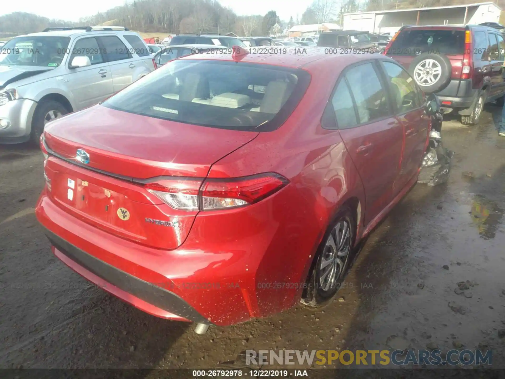 4 Photograph of a damaged car JTDEBRBE8LJ002168 TOYOTA COROLLA 2020