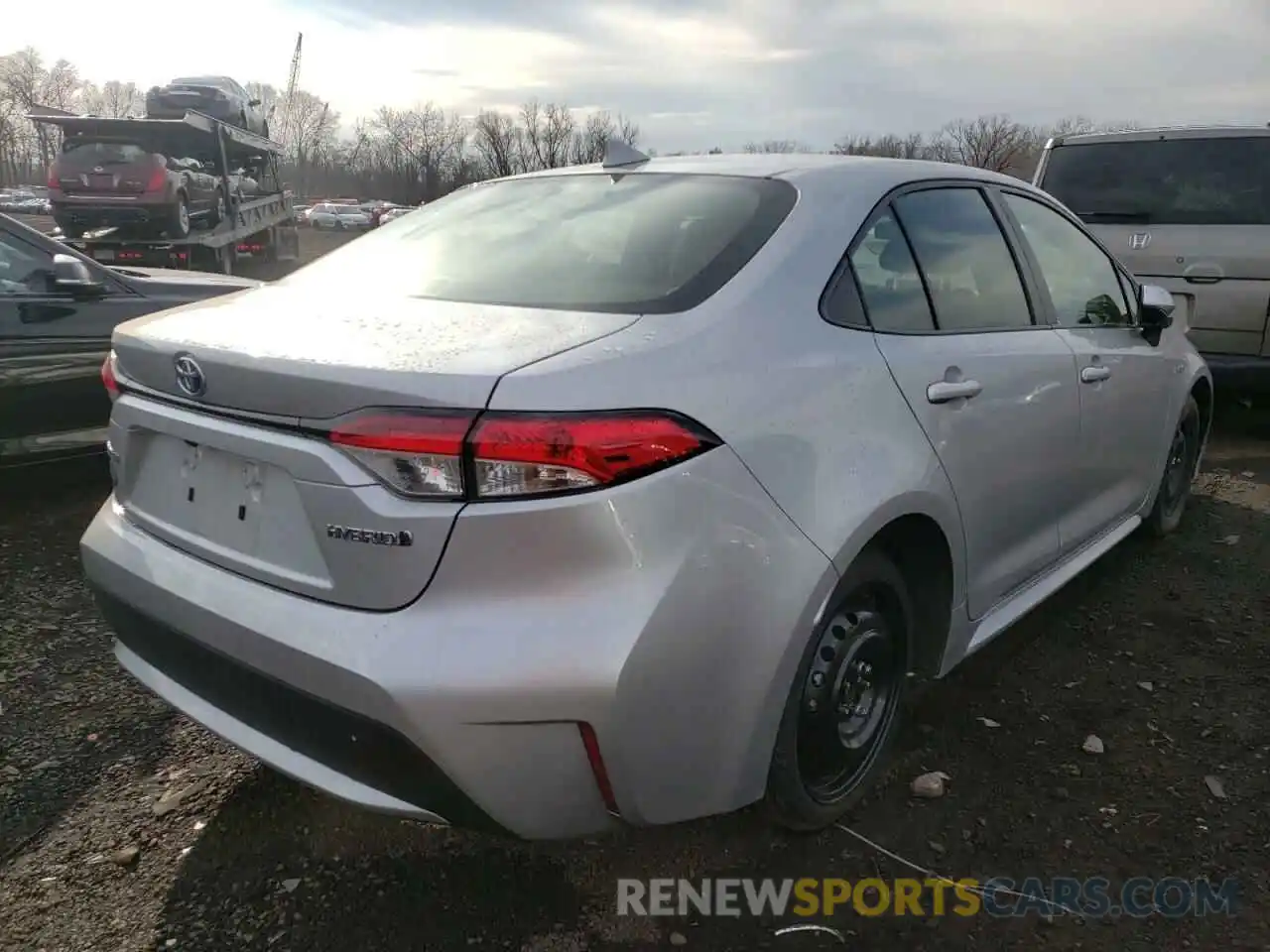 4 Photograph of a damaged car JTDEBRBE8LJ002719 TOYOTA COROLLA 2020