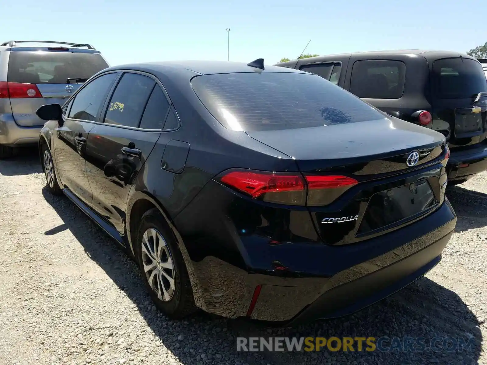 3 Photograph of a damaged car JTDEBRBE8LJ002820 TOYOTA COROLLA 2020