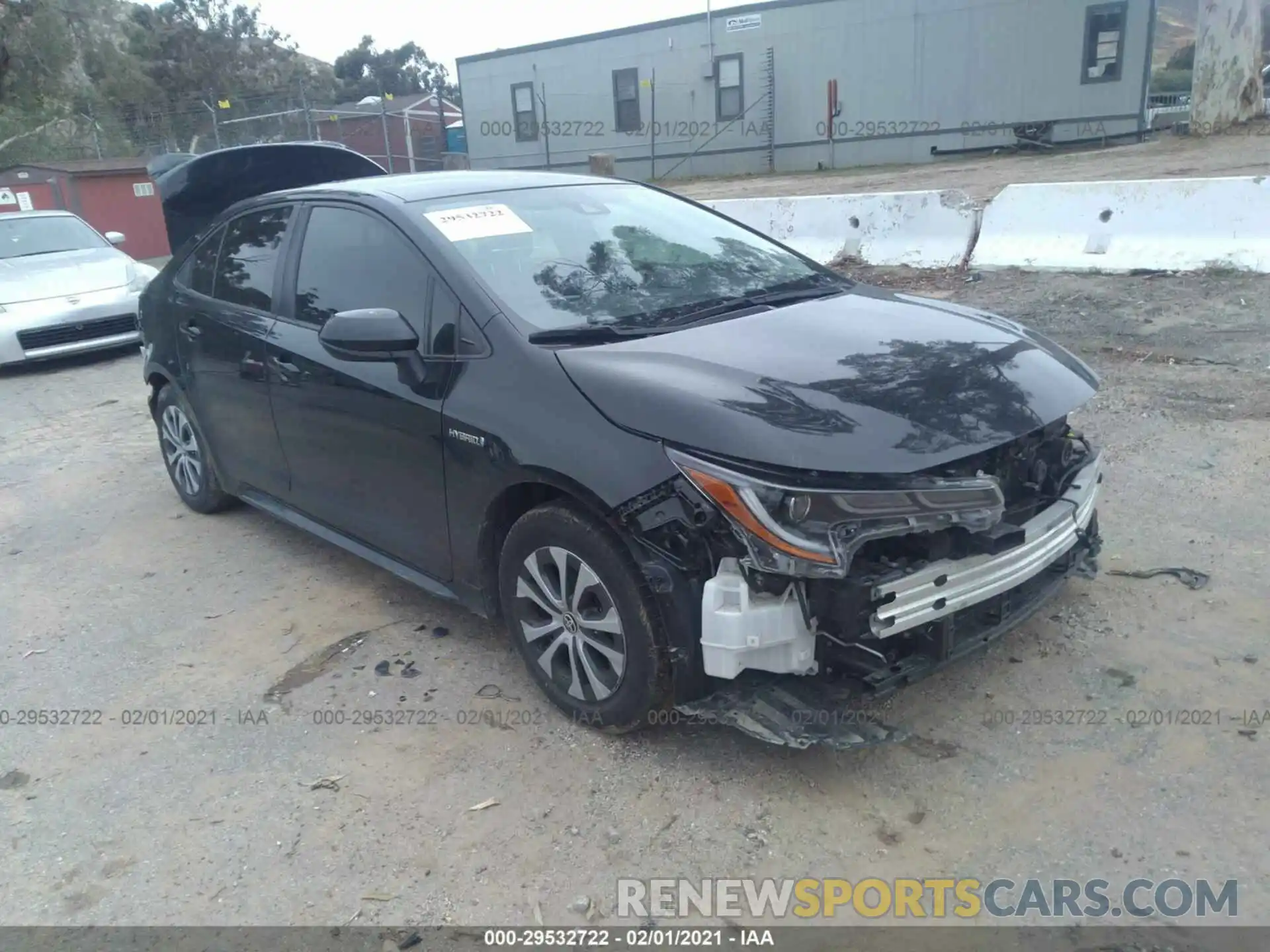 1 Photograph of a damaged car JTDEBRBE8LJ002834 TOYOTA COROLLA 2020