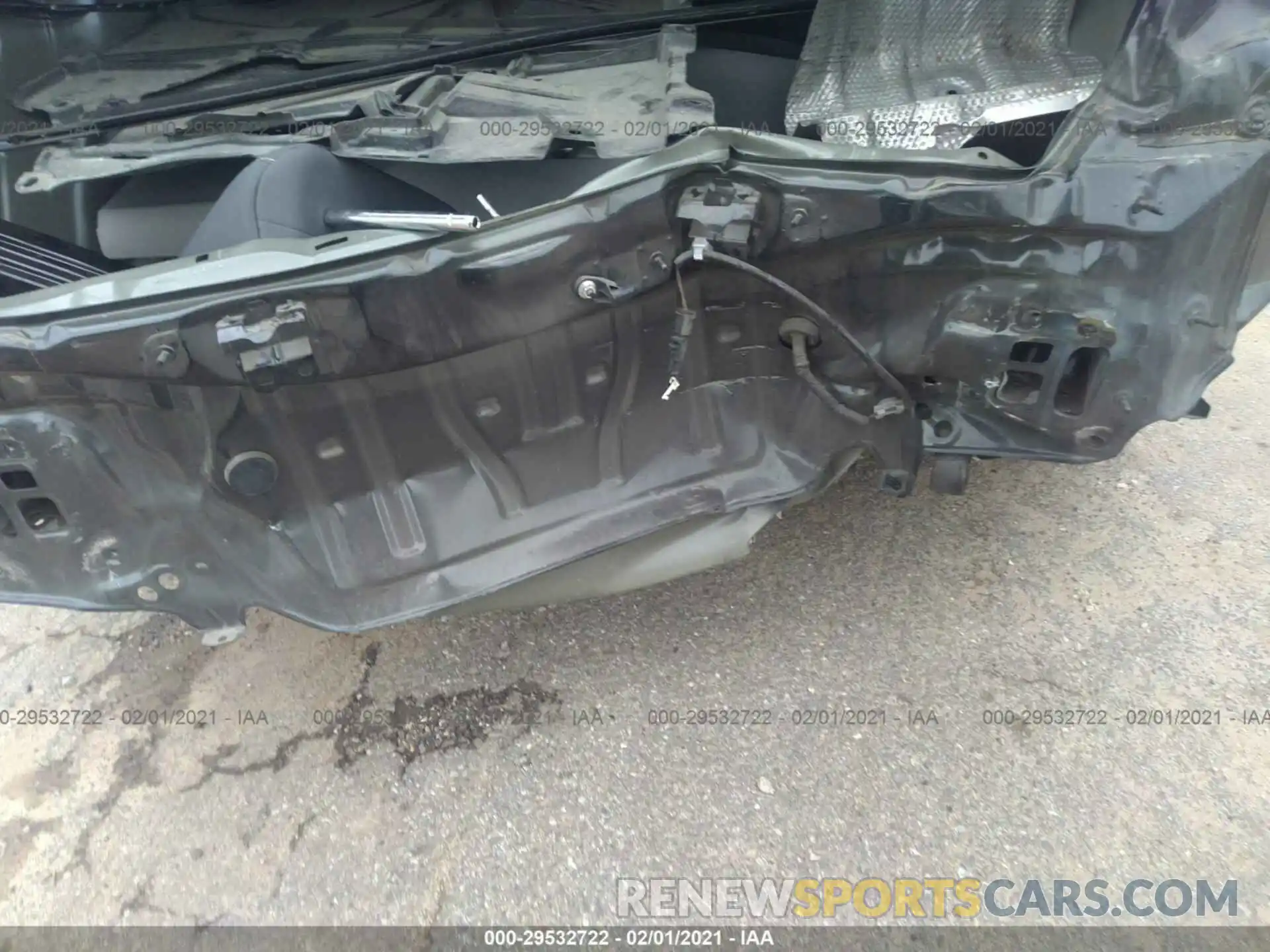 6 Photograph of a damaged car JTDEBRBE8LJ002834 TOYOTA COROLLA 2020