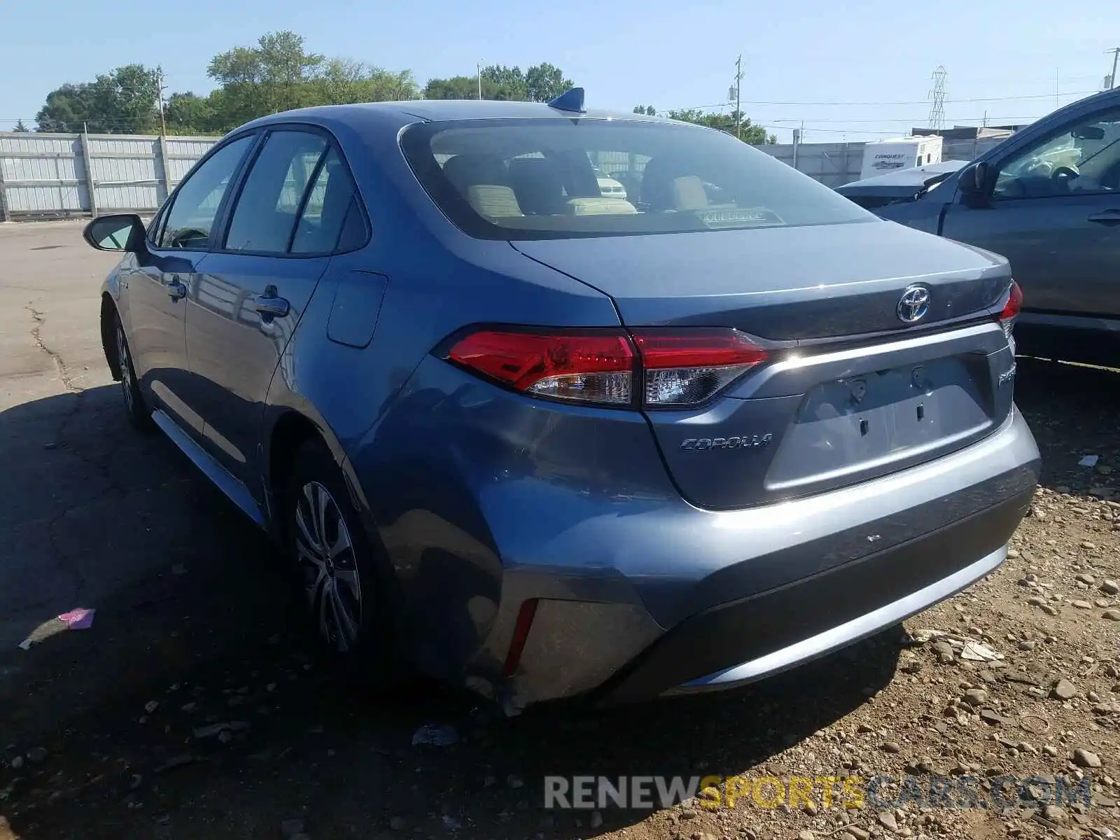 3 Photograph of a damaged car JTDEBRBE8LJ003188 TOYOTA COROLLA 2020