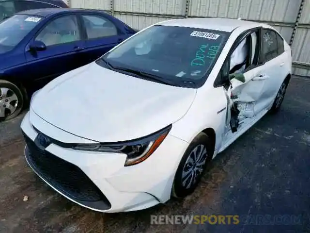 2 Photograph of a damaged car JTDEBRBE8LJ003370 TOYOTA COROLLA 2020