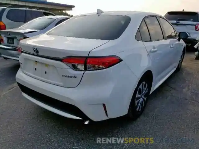 4 Photograph of a damaged car JTDEBRBE8LJ003370 TOYOTA COROLLA 2020