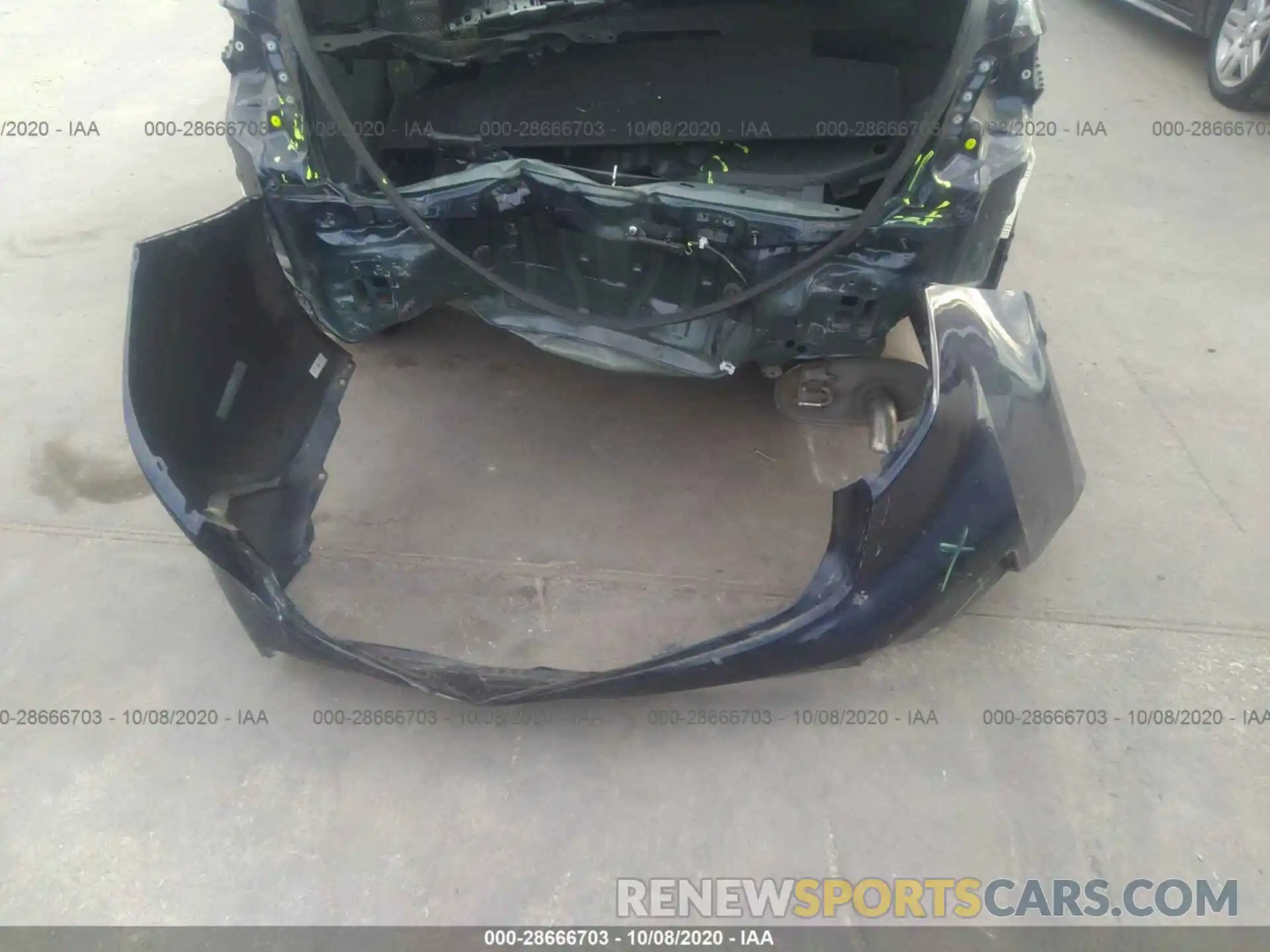 12 Photograph of a damaged car JTDEBRBE8LJ003630 TOYOTA COROLLA 2020