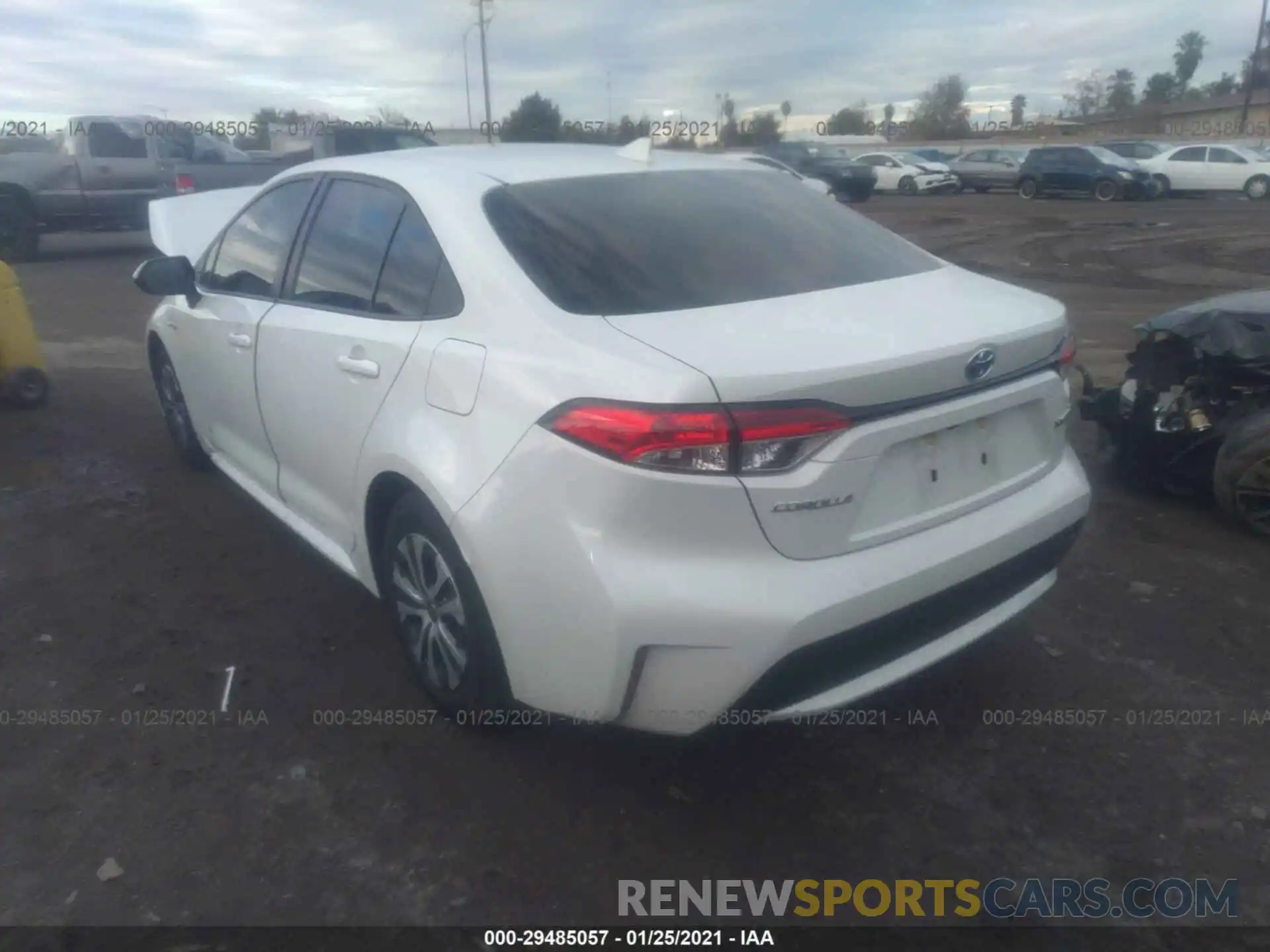 3 Photograph of a damaged car JTDEBRBE8LJ003949 TOYOTA COROLLA 2020