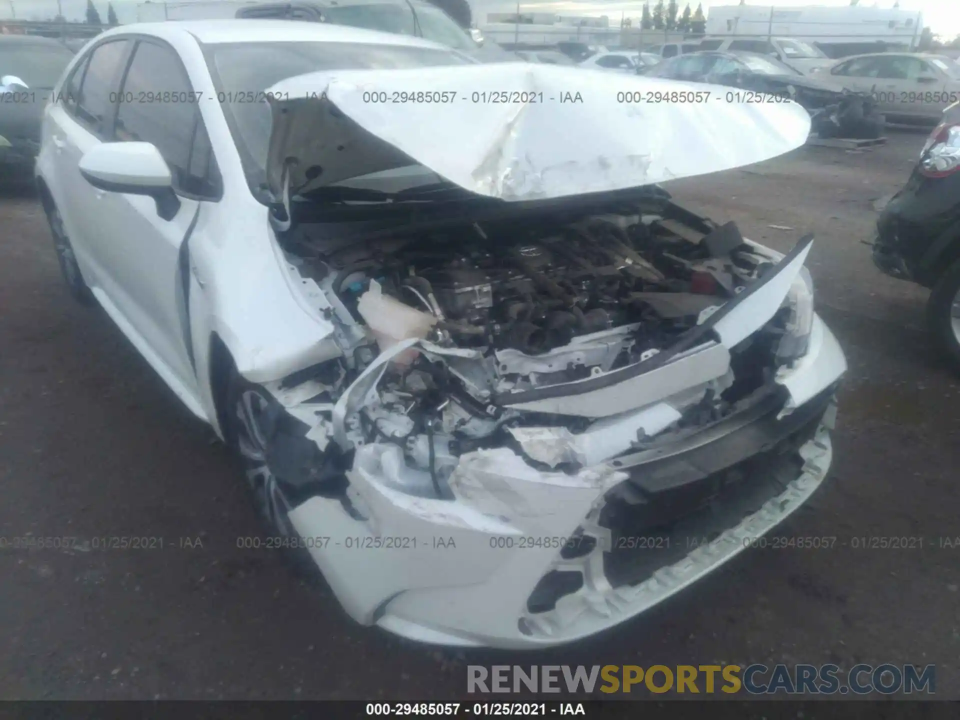 6 Photograph of a damaged car JTDEBRBE8LJ003949 TOYOTA COROLLA 2020